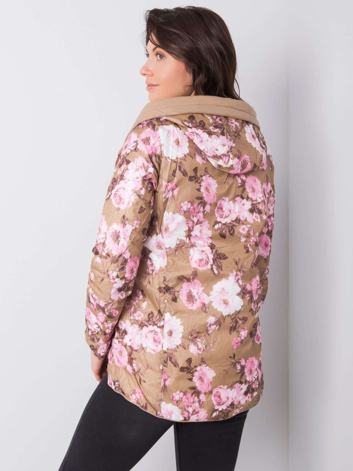 Camel Quilted Reversible Jacket