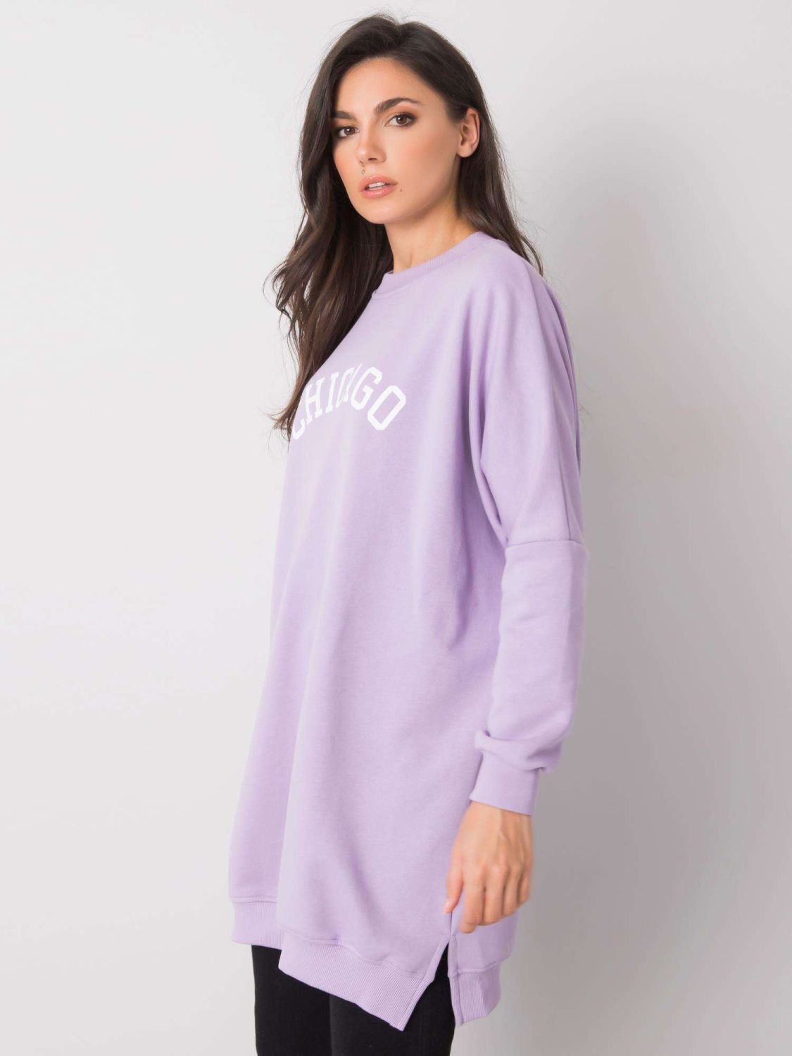 Light Purple Cotton Tunic by RUE PARIS