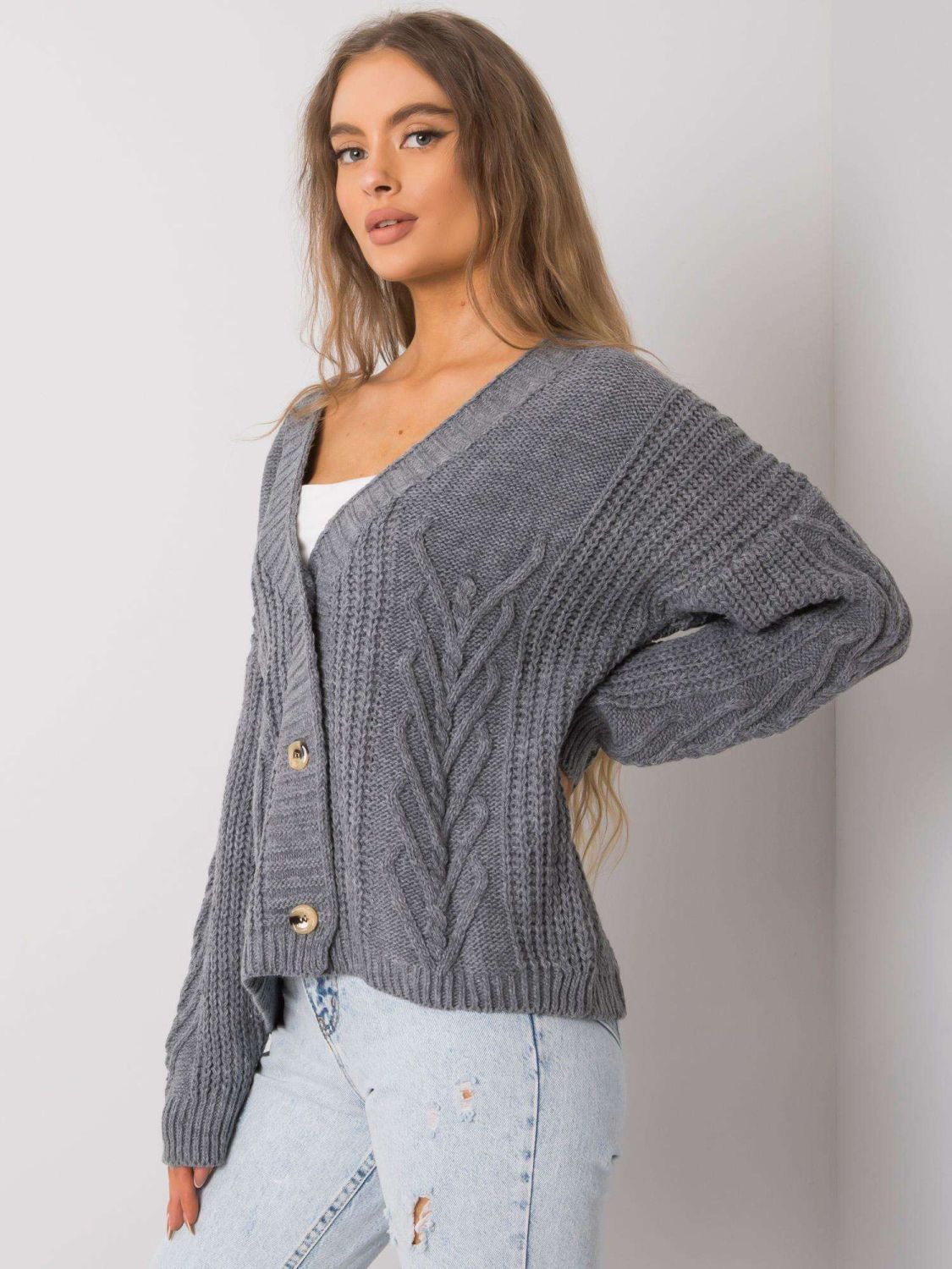 Graphite Oversize Sweater OCH BELLA