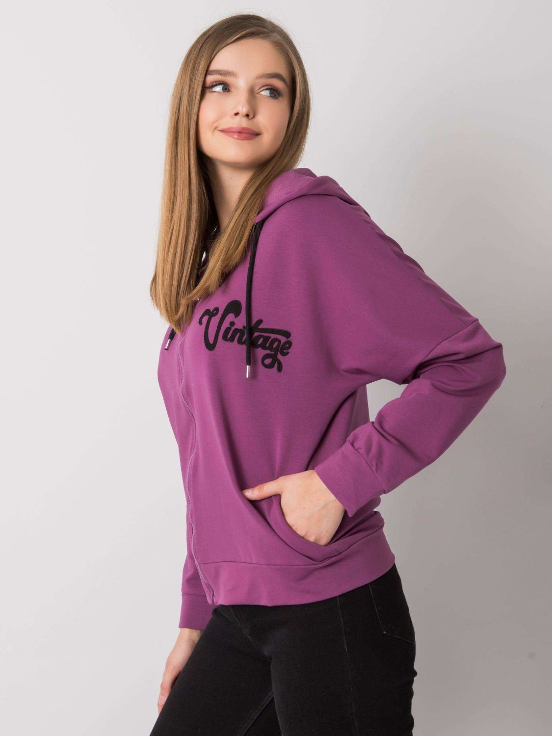 Purple Zip-Up Hoodie