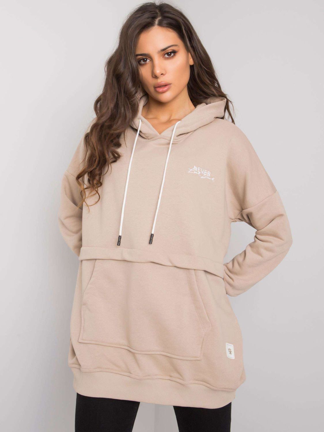 Beige Hoodie