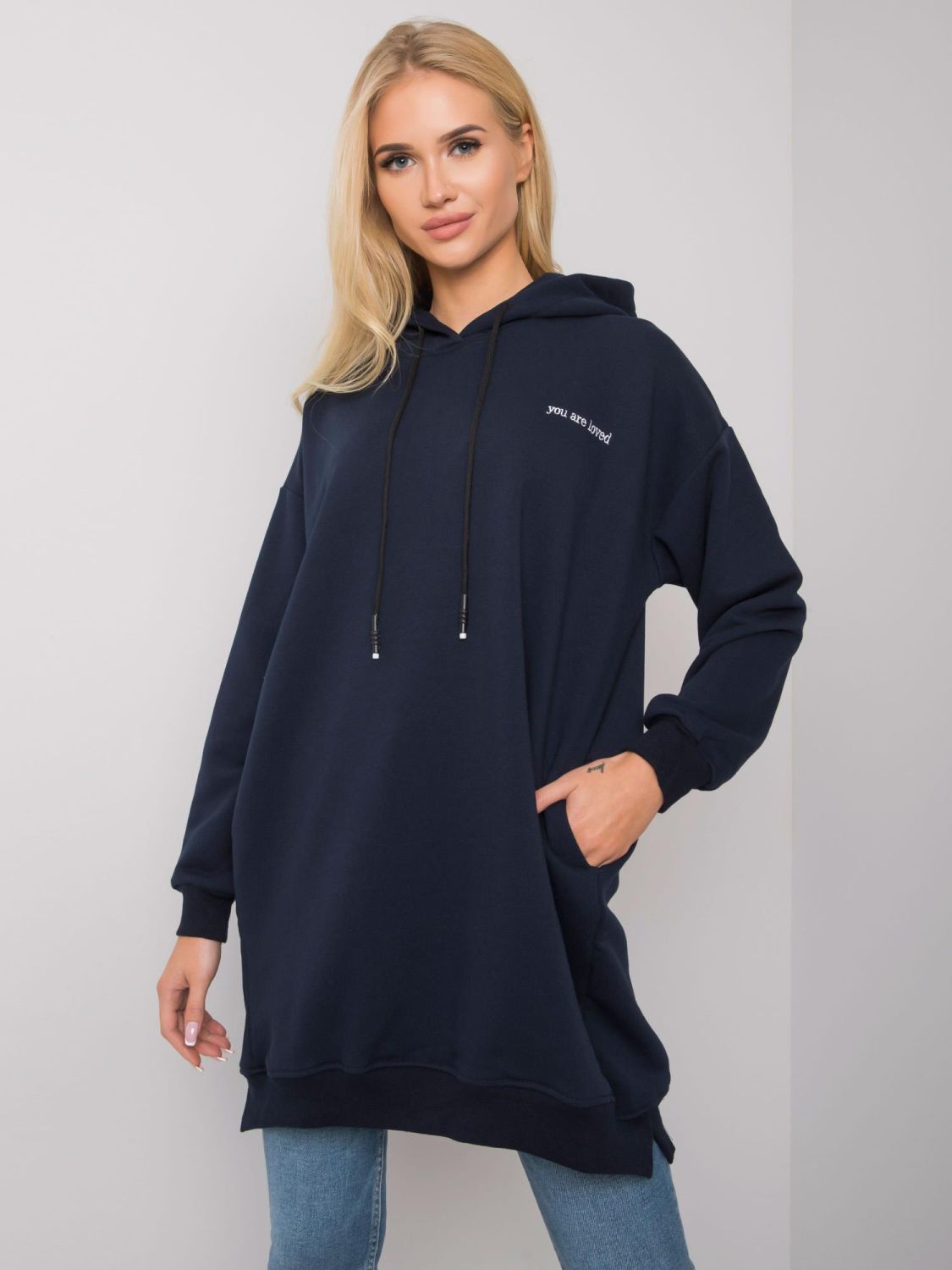 Navy Blue Women's Hoodie
