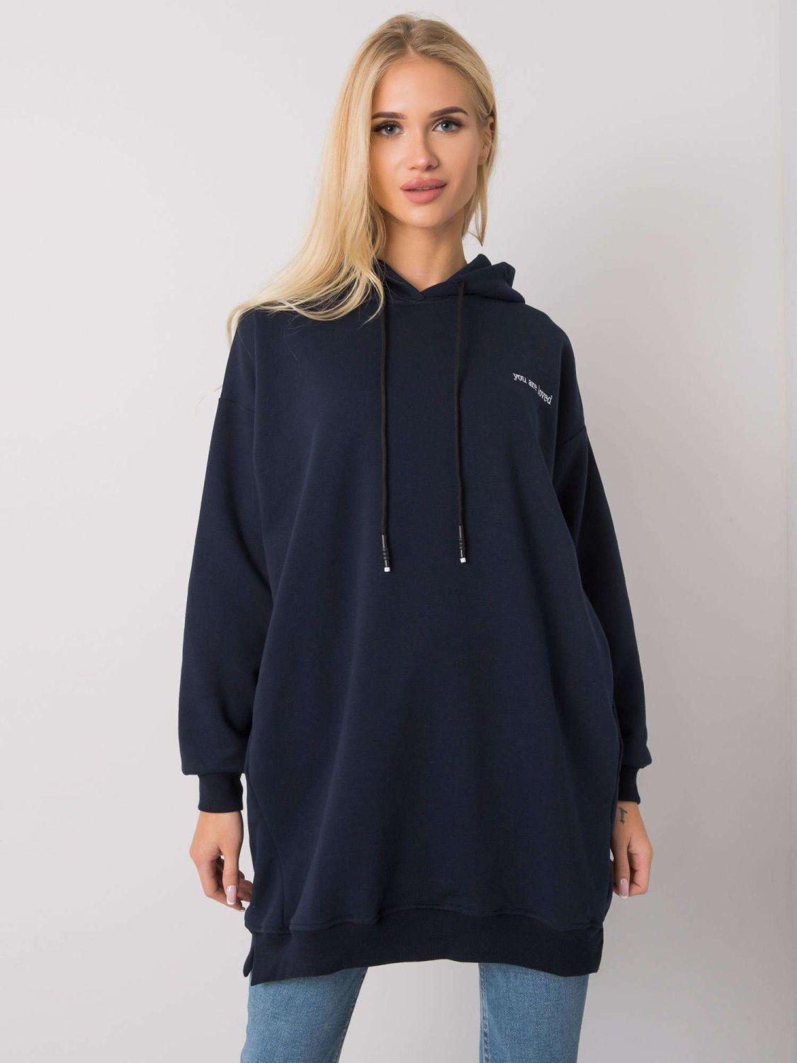 Navy Blue Women's Hoodie