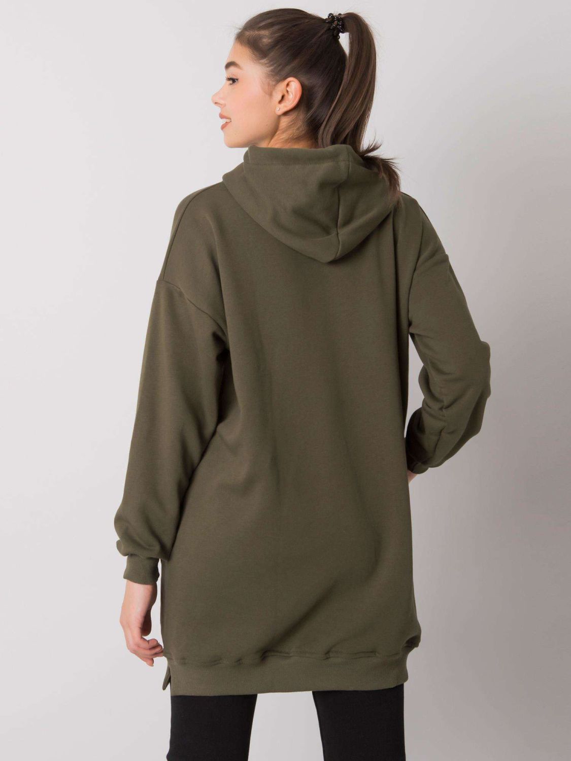 Khaki Women's Hoodie with Hood
