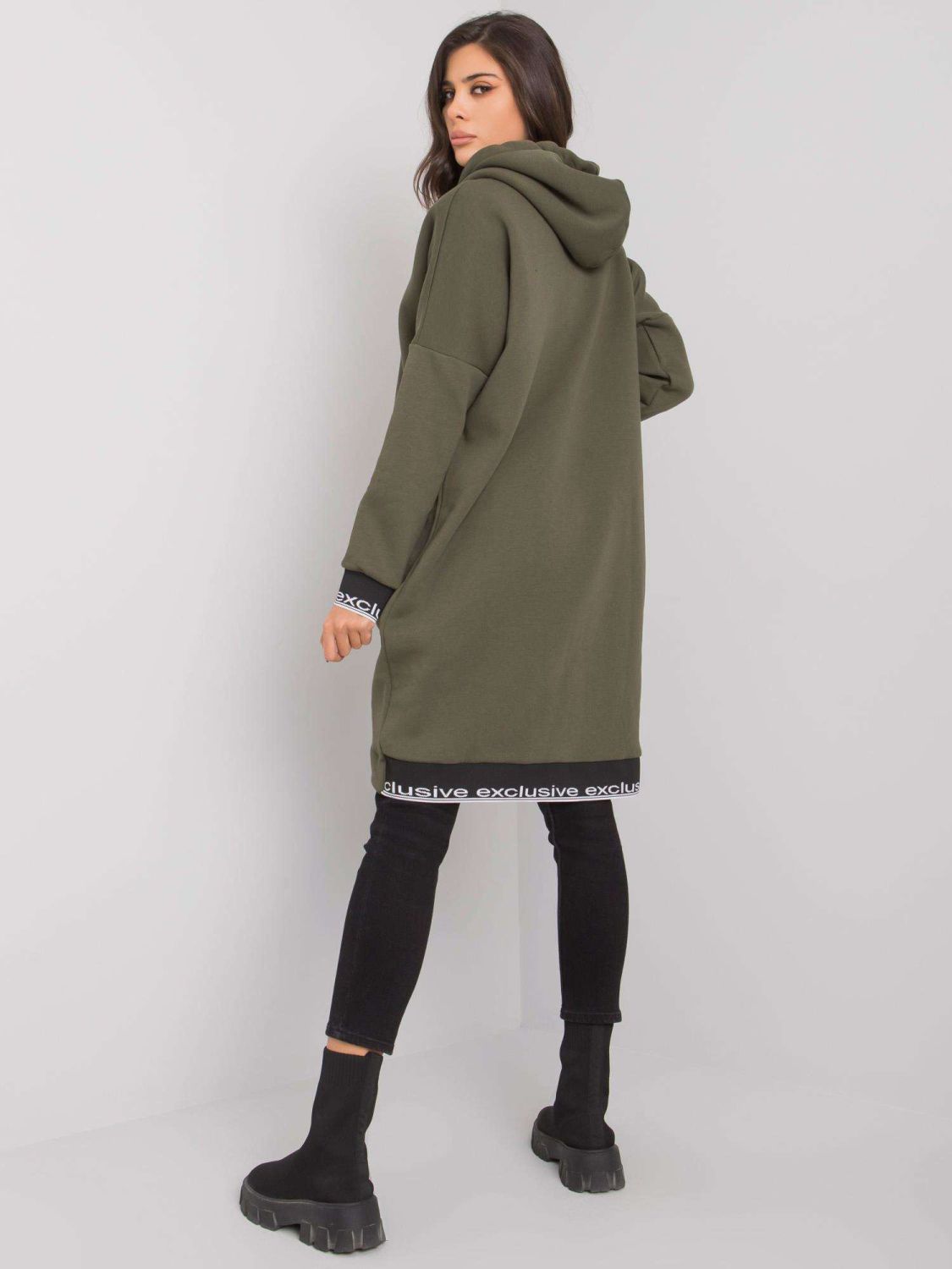 Khaki Women's Zip-Up Hoodie