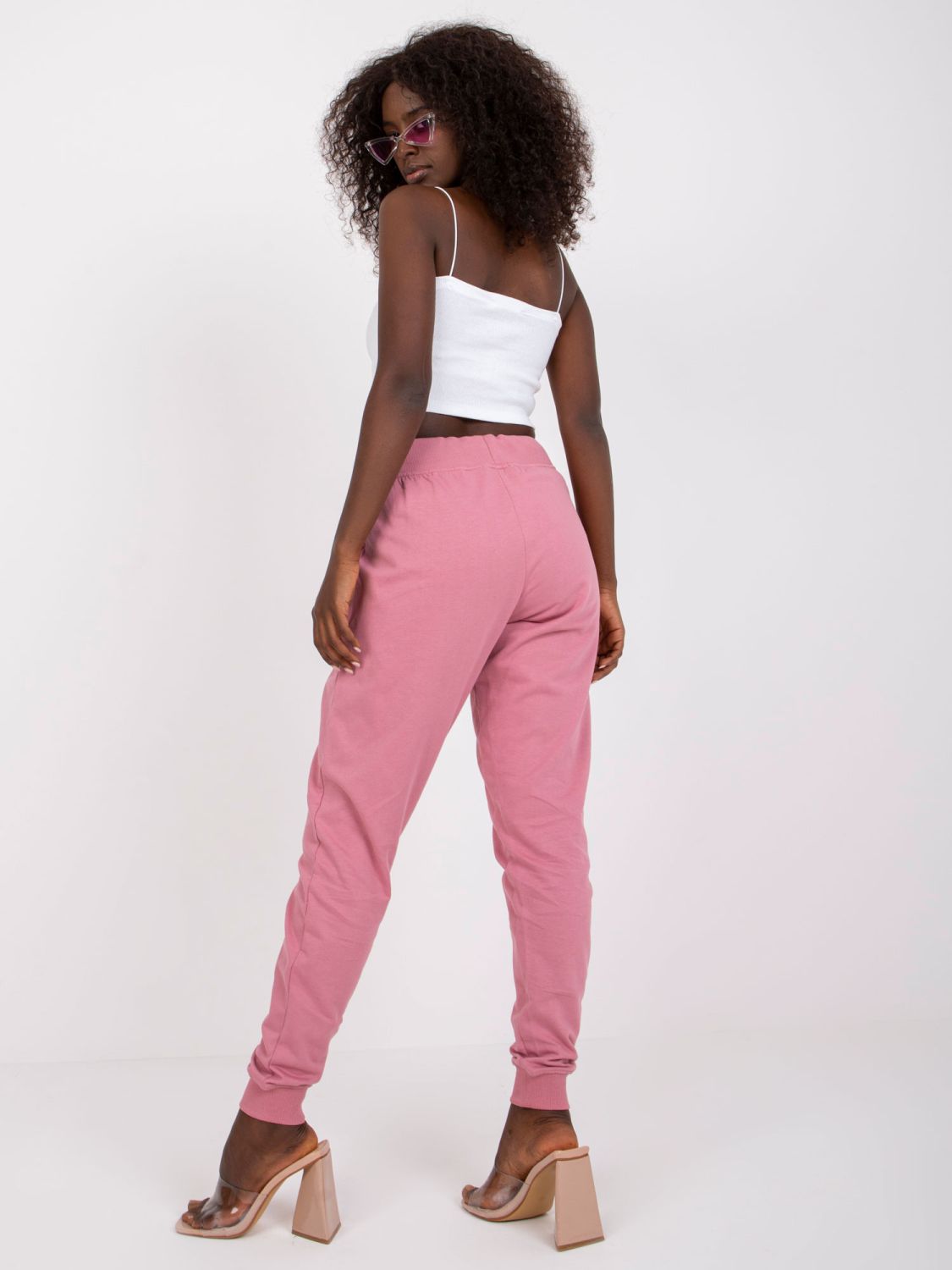 Stylish Joggers in Dark Pink