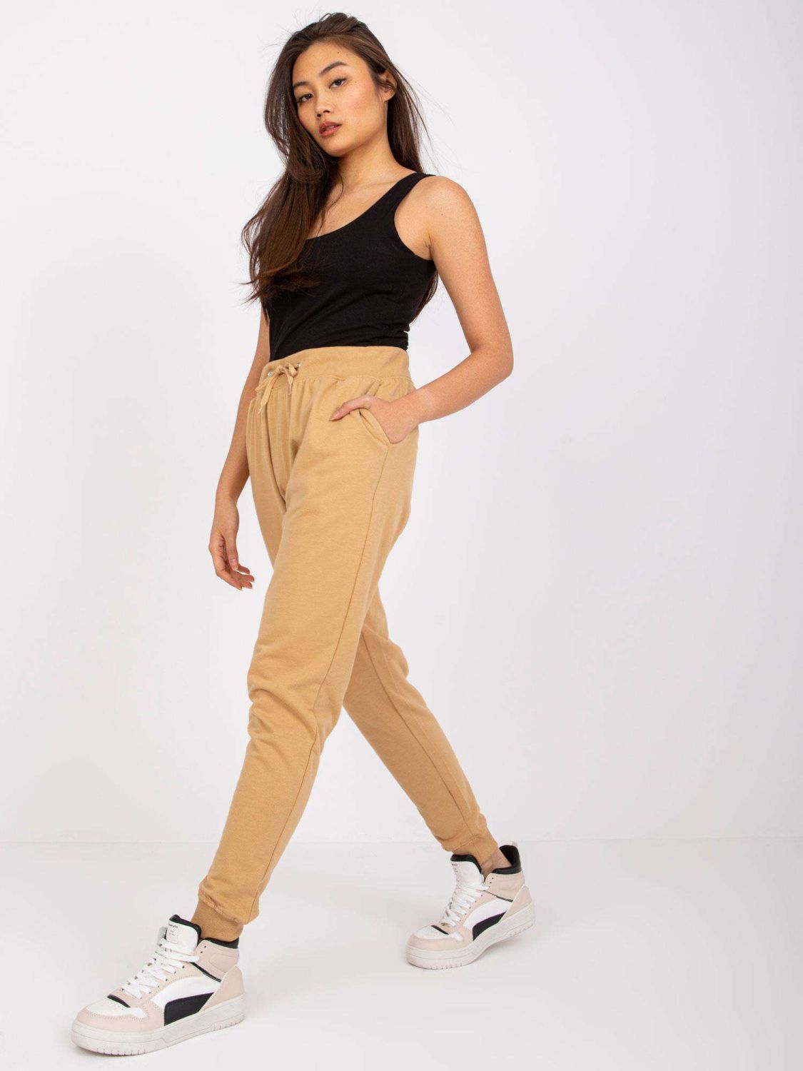 Stylish Joggers in Camel Color