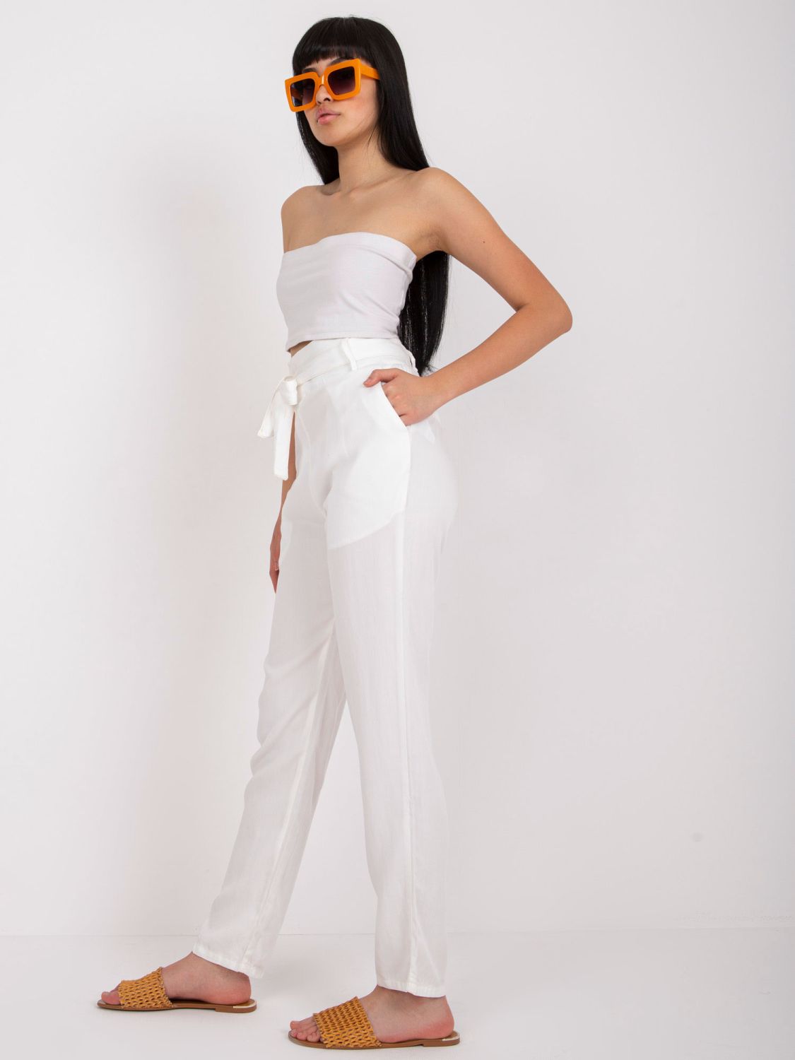 White Comfortable Pants