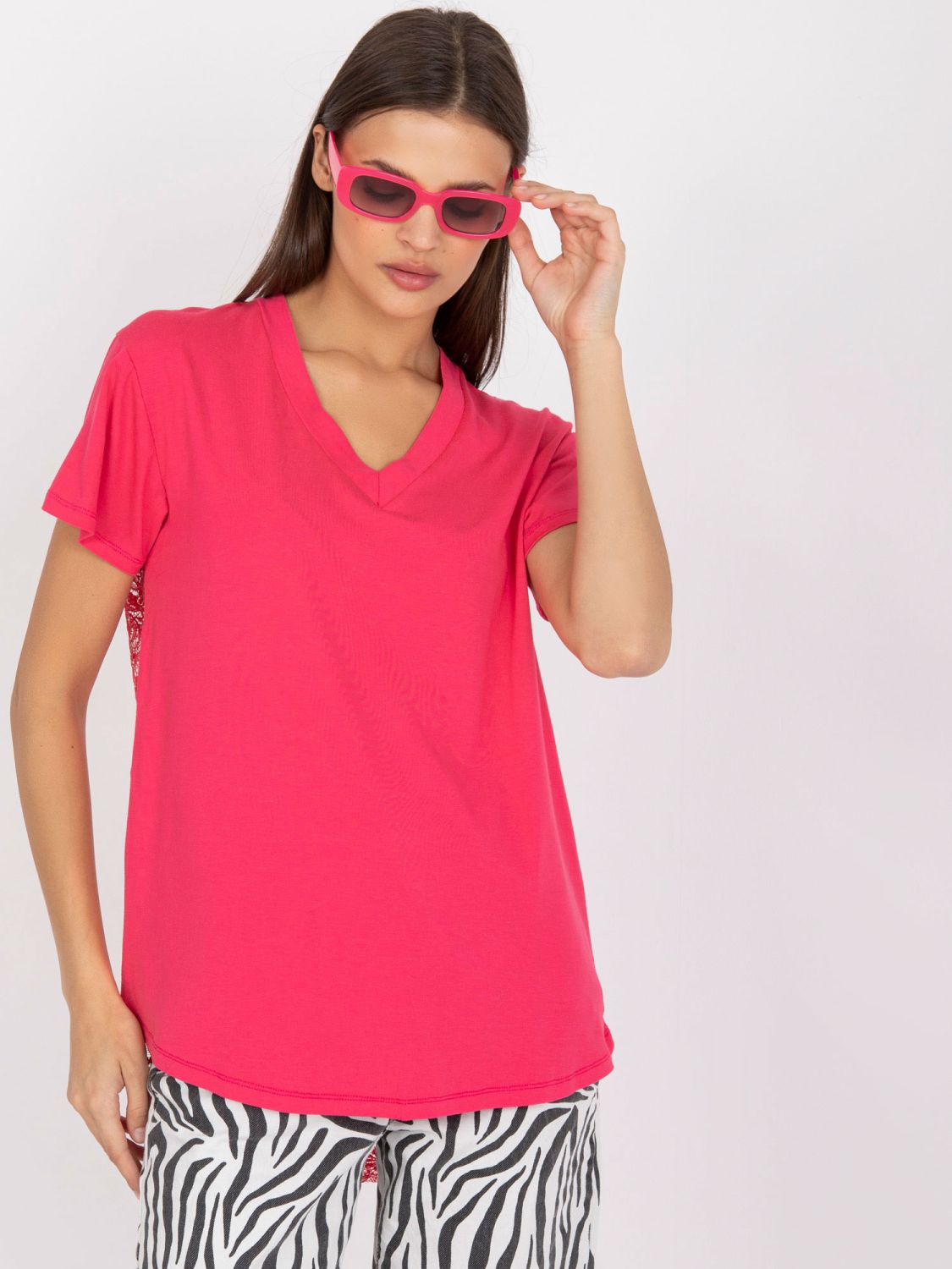 Coral Short Sleeve Blouse