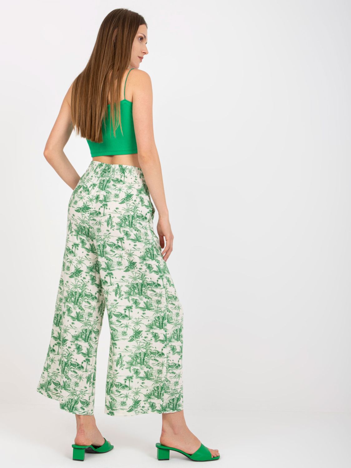 Stylish Beige High-Waisted Pants