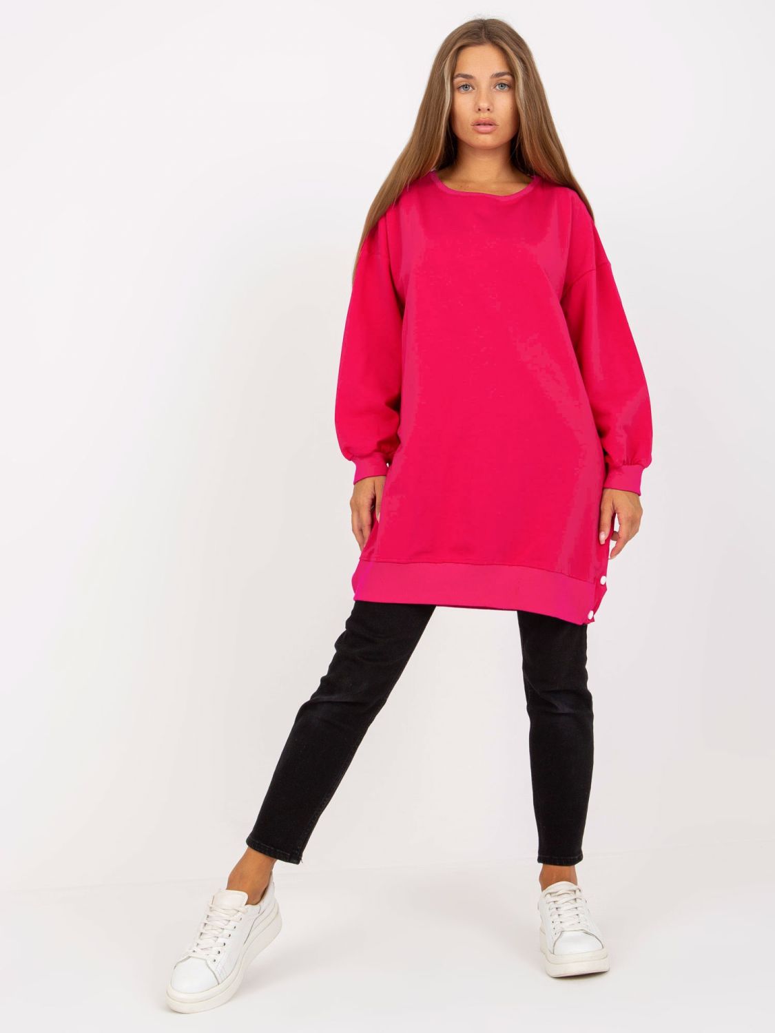 Pink Simple Cotton Tunic RUE PARIS