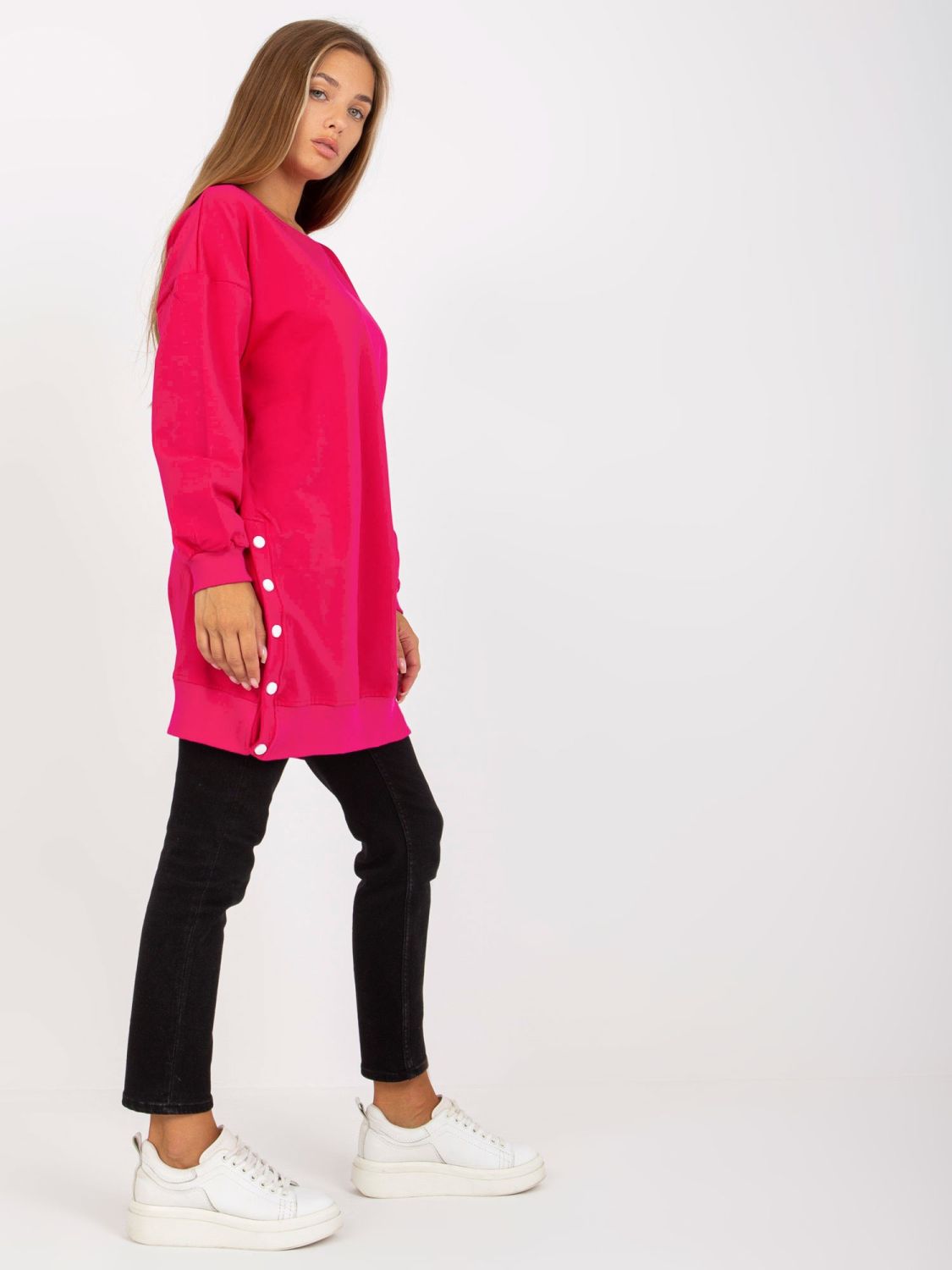 Pink Simple Cotton Tunic RUE PARIS