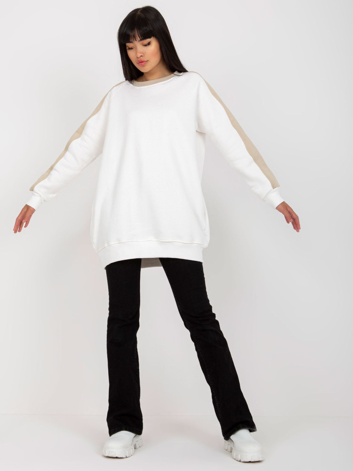 Bicolor Oversize Sweatshirt RUE PARIS