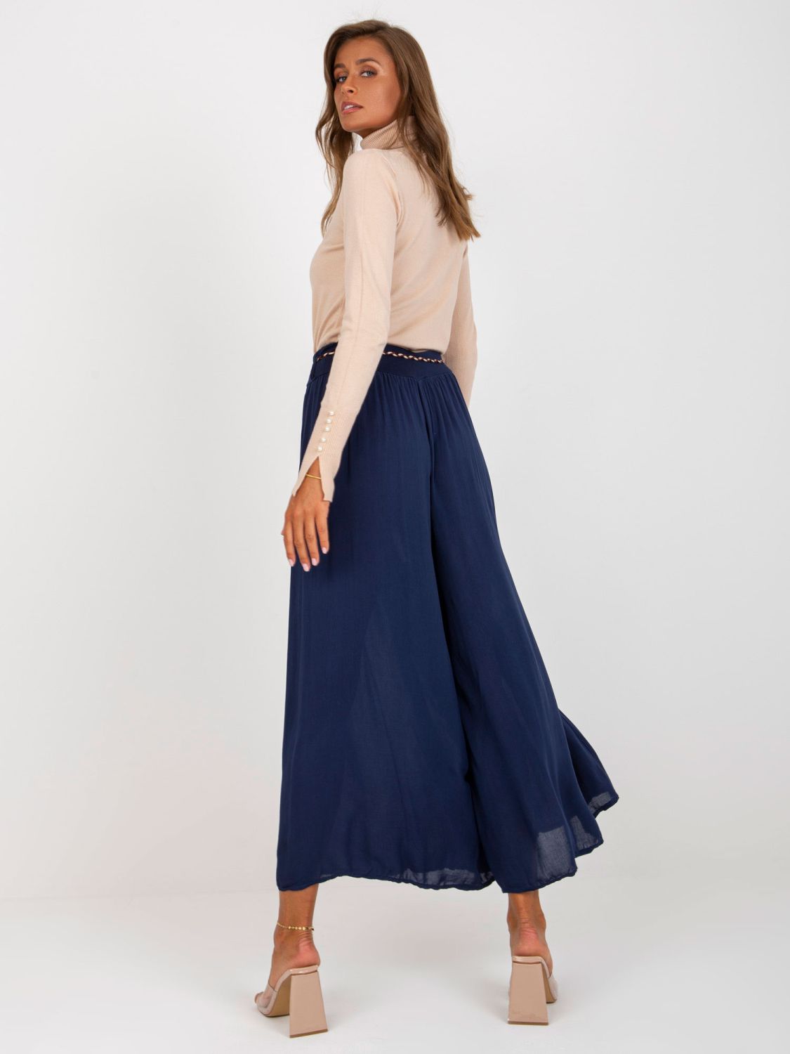 Navy Palazzo Pants Surie OCH BELLA