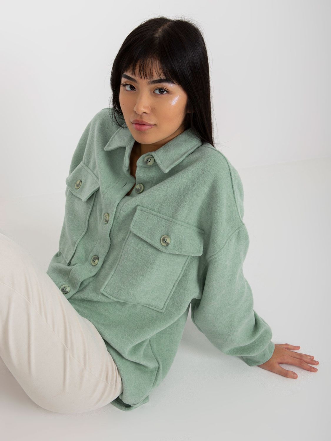 Mint Women's Button-Up Shirt