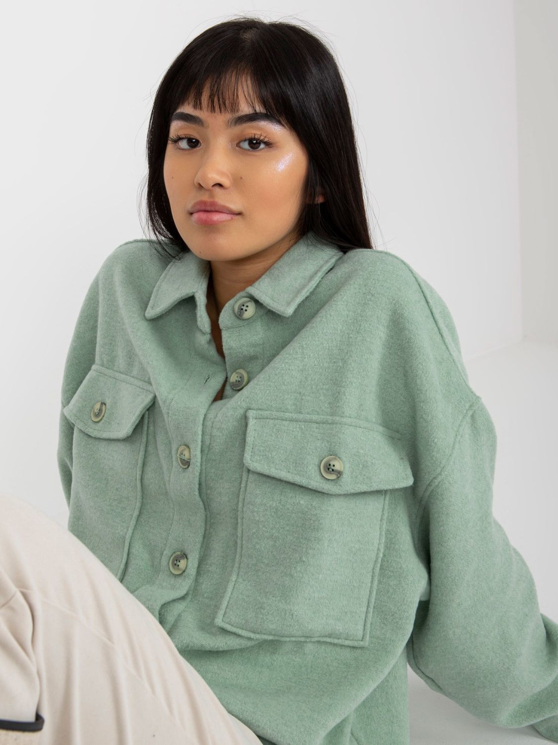 Mint Women's Button-Up Shirt