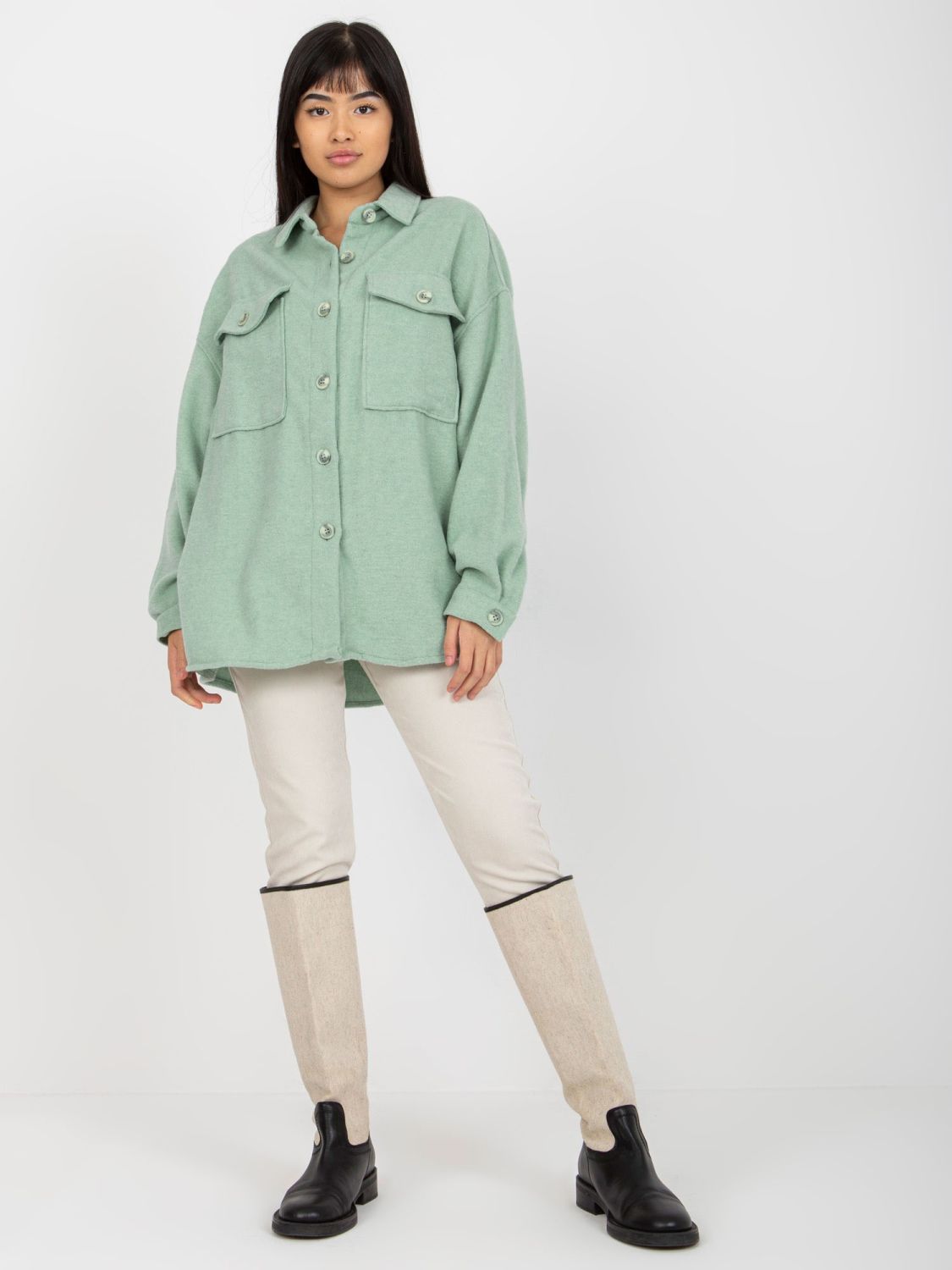 Mint Women's Button-Up Shirt