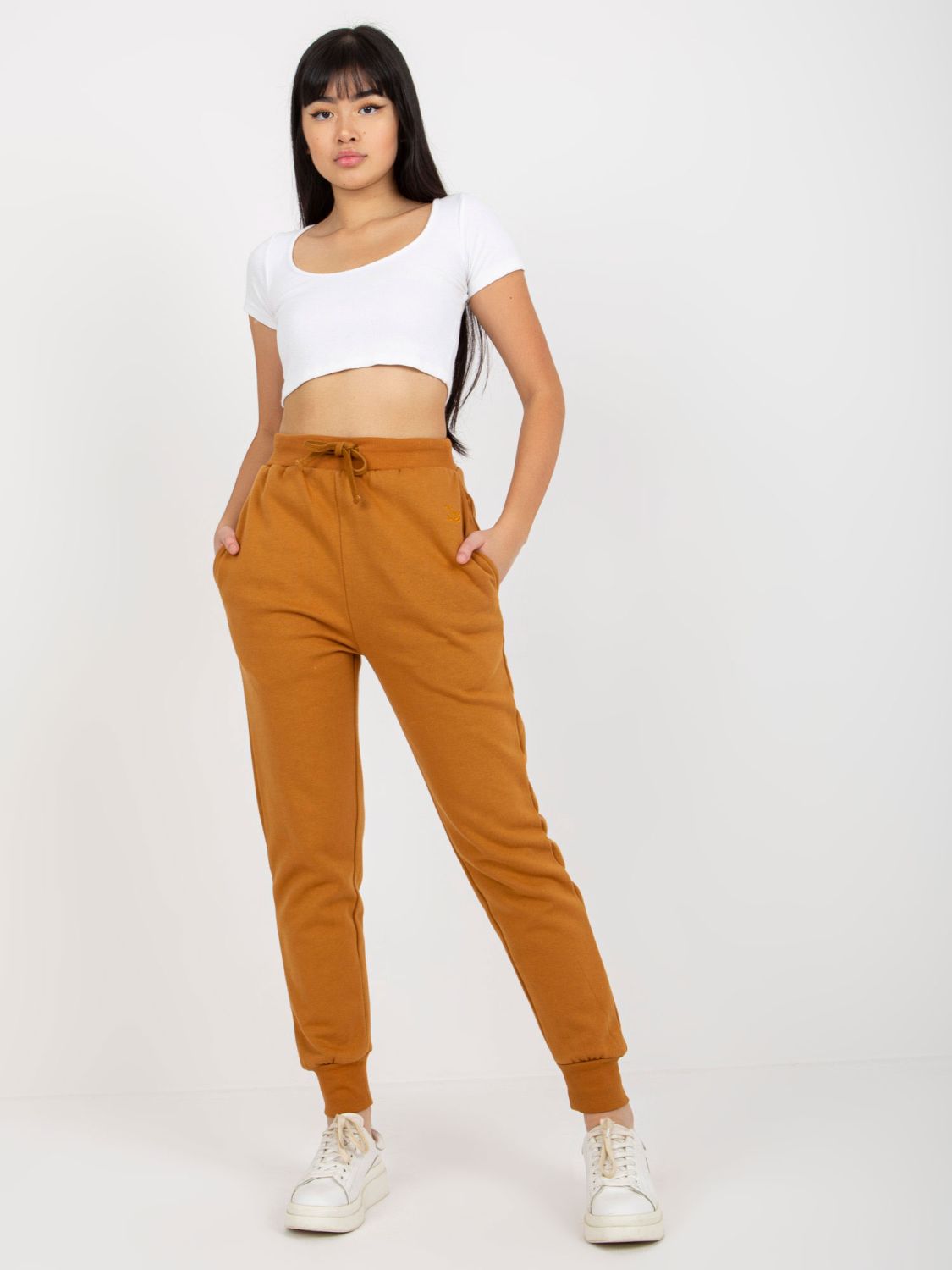 Beige Insulated Joggers with Ties MAYFLIES