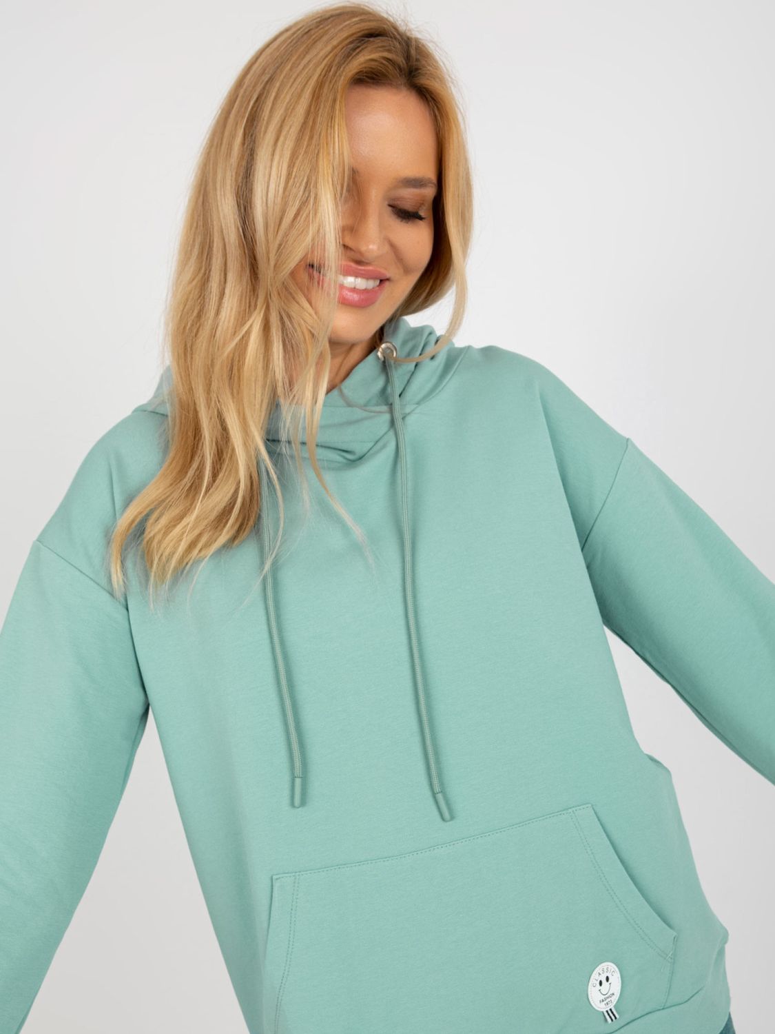 Pistachio Women's Hoodie with Patch