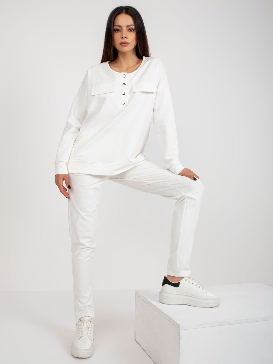 Ecru Set with Long Pants