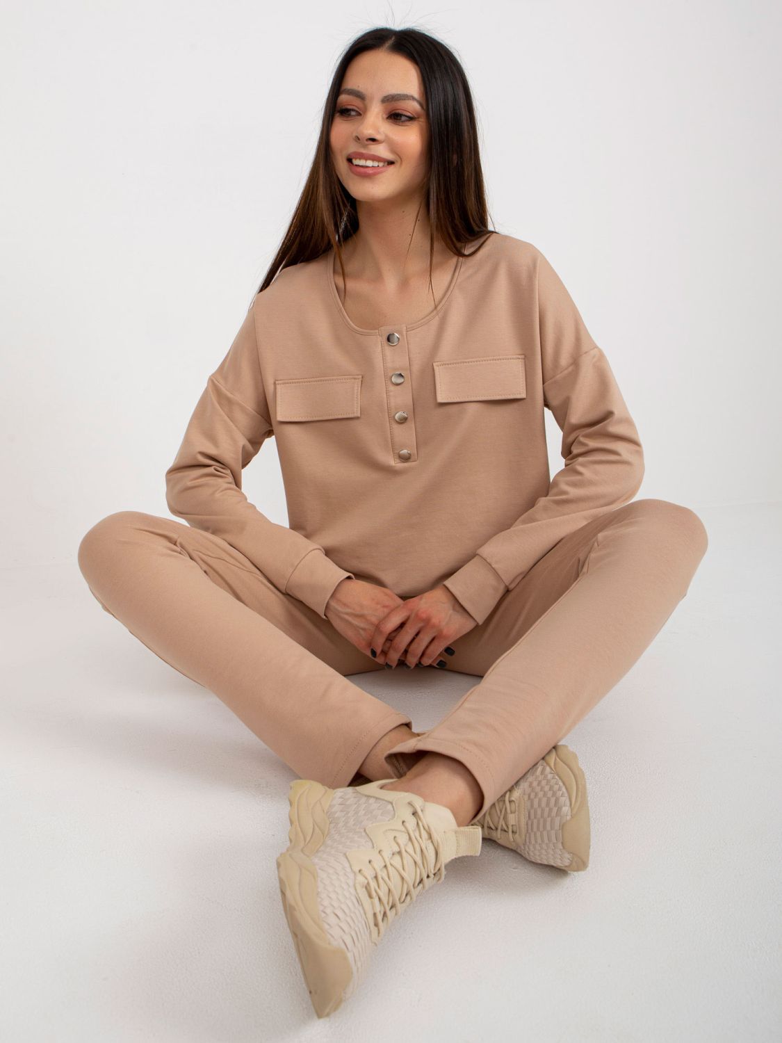 Camel Casual Set with Pants