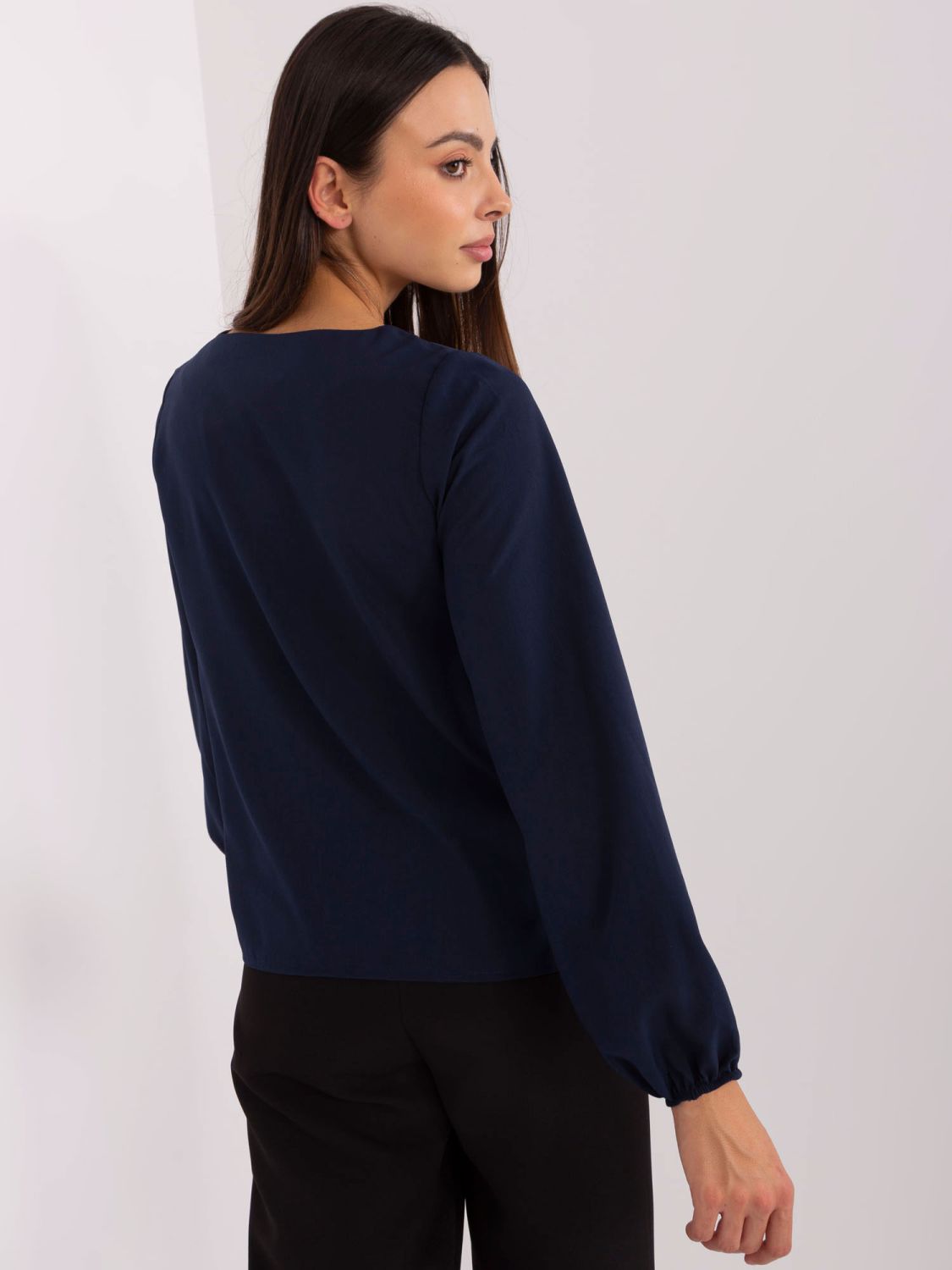 Elegant Women's Blouse with Pearls
