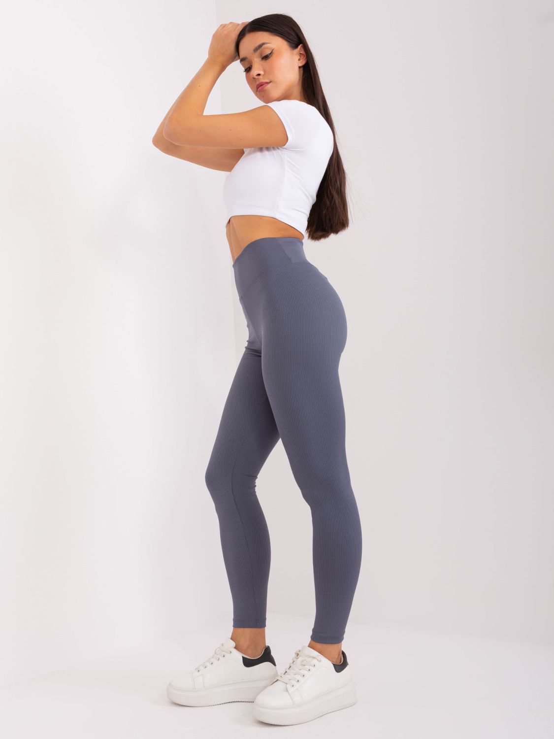 Graphite Sports Leggings in Quality Cotton