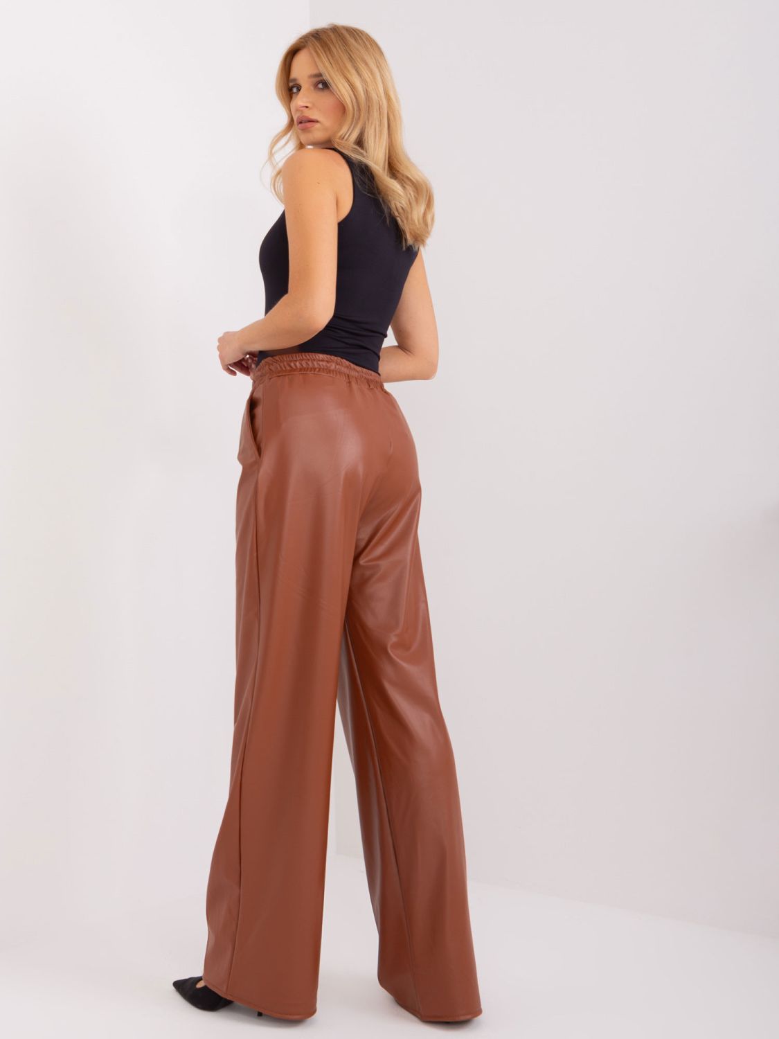 Elegant Eco-Leather Pants