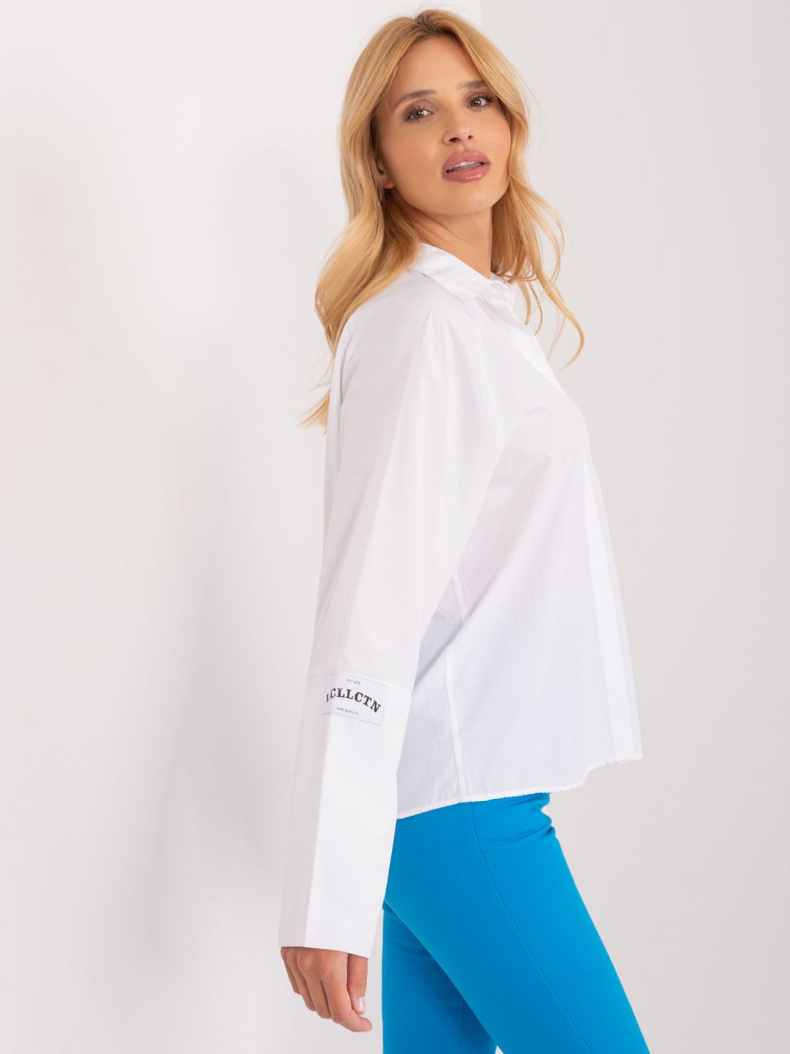 White Women's Long Sleeve Shirt