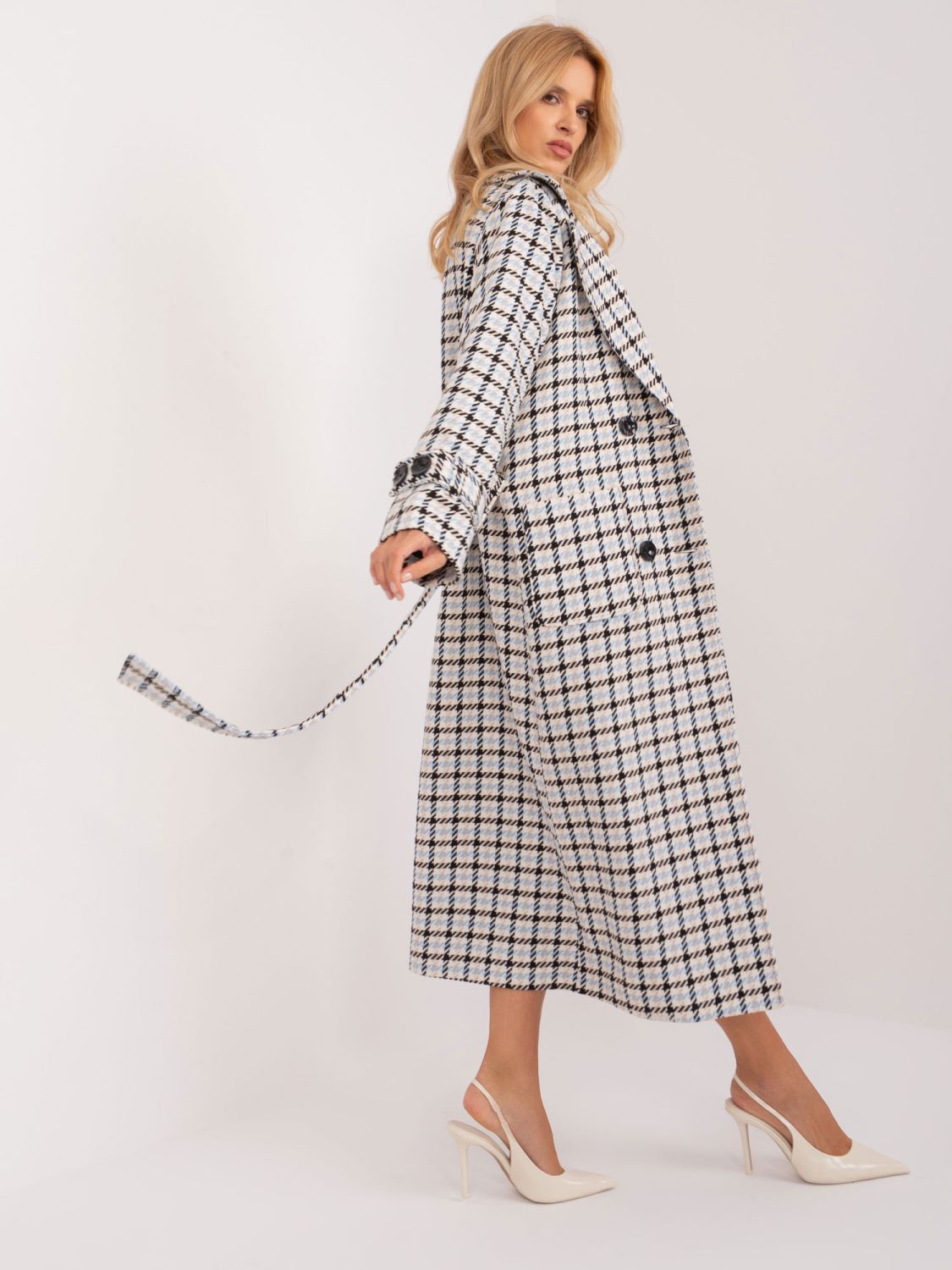 Light Blue Transitional Coat