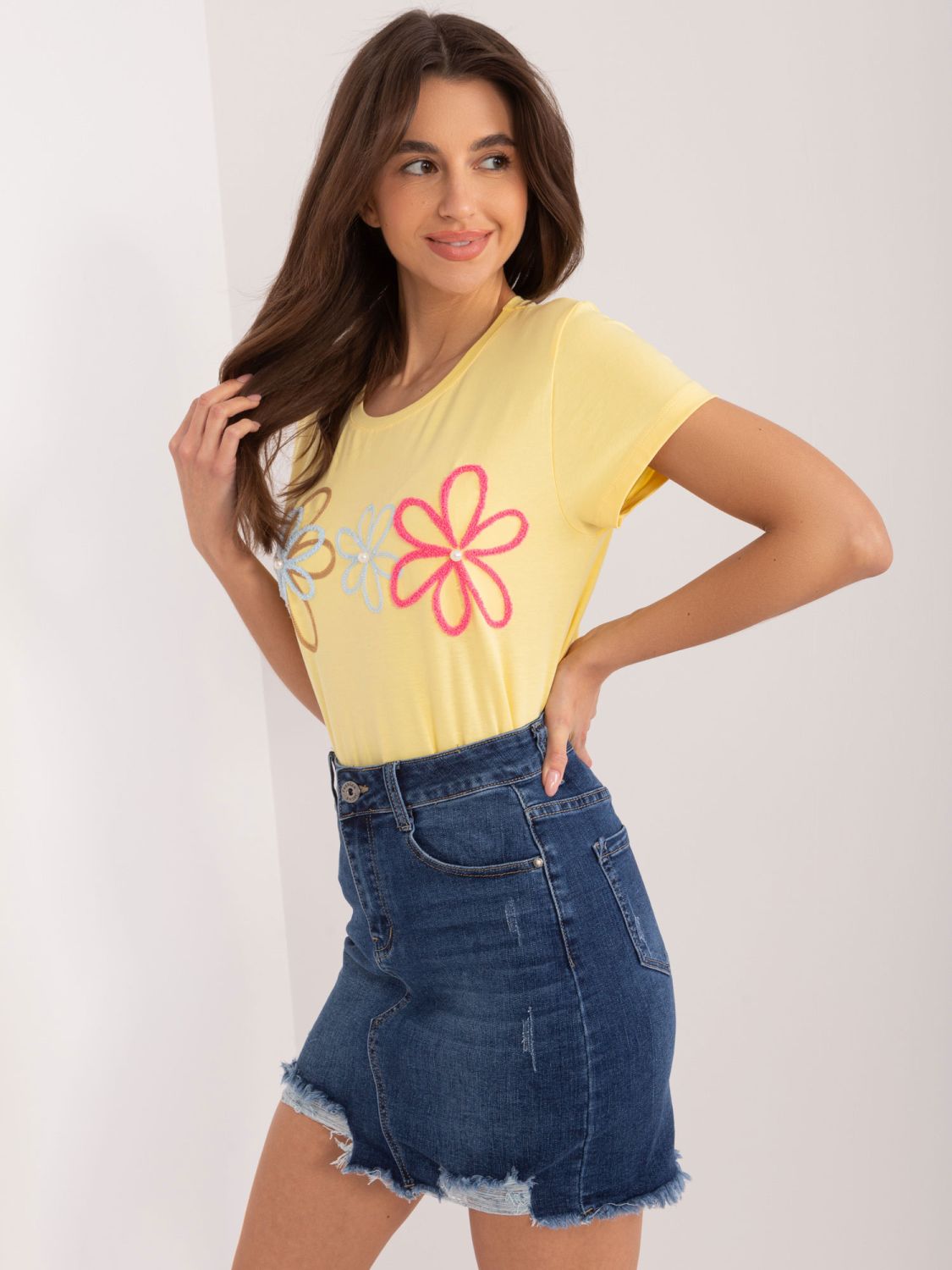 Yellow T-Shirt with Application