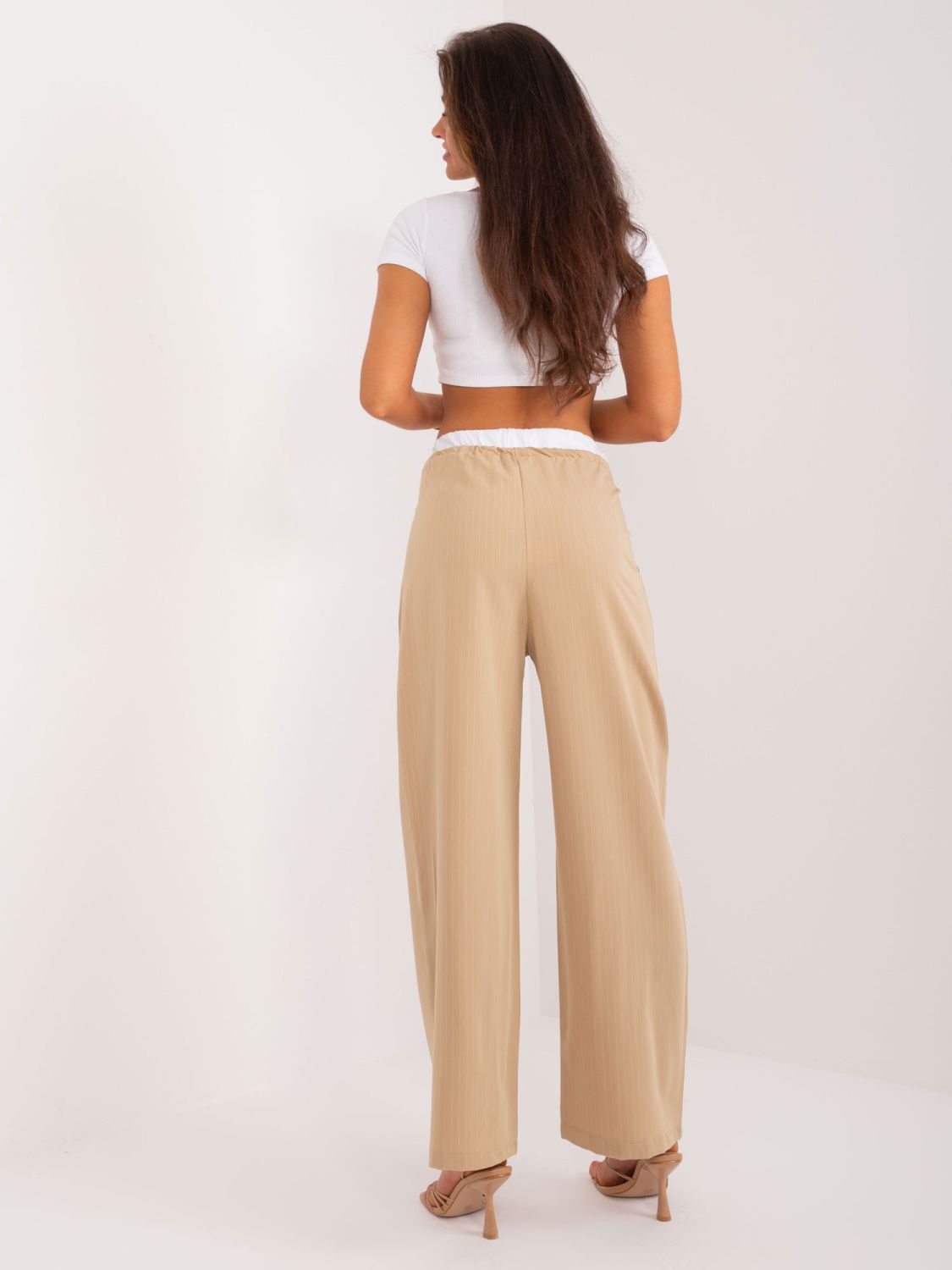 Elegant Palazzo Pants in Camel Color