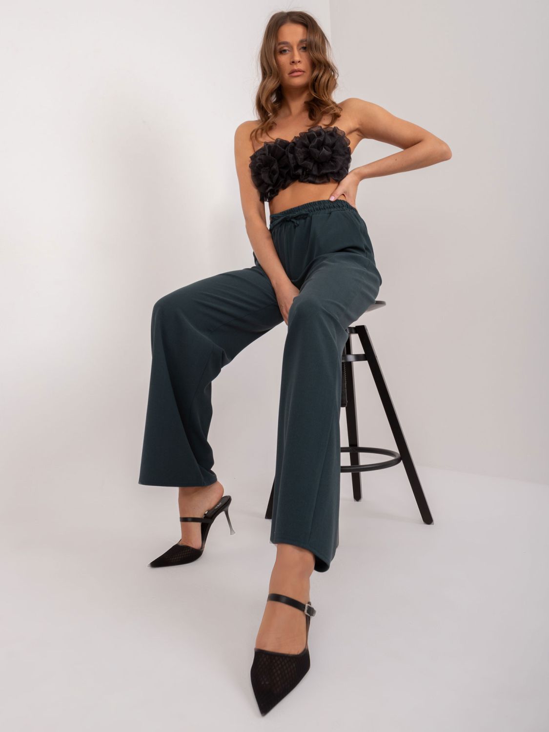 Elegant Dark Green Trousers