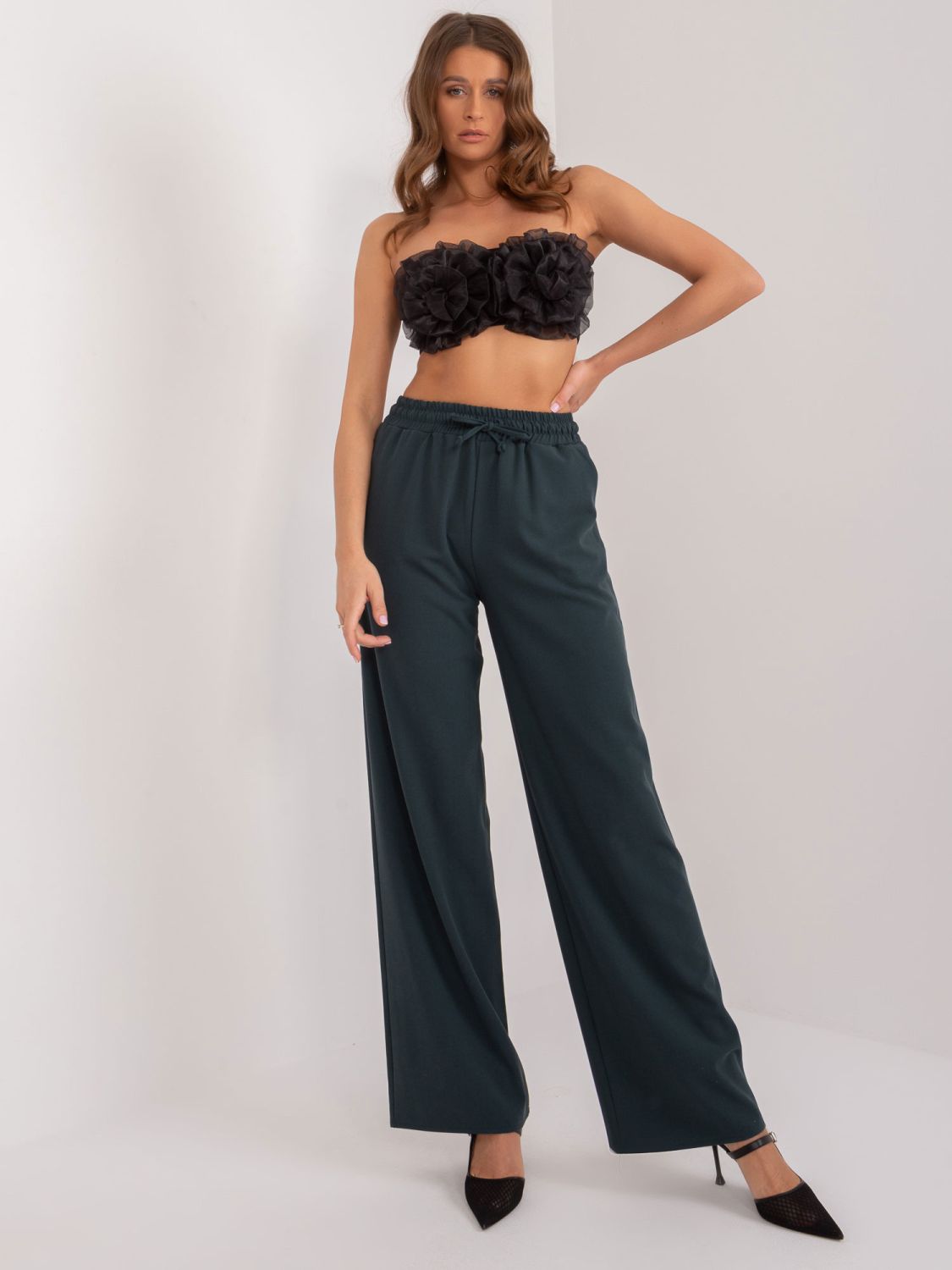 Elegant Dark Green Trousers
