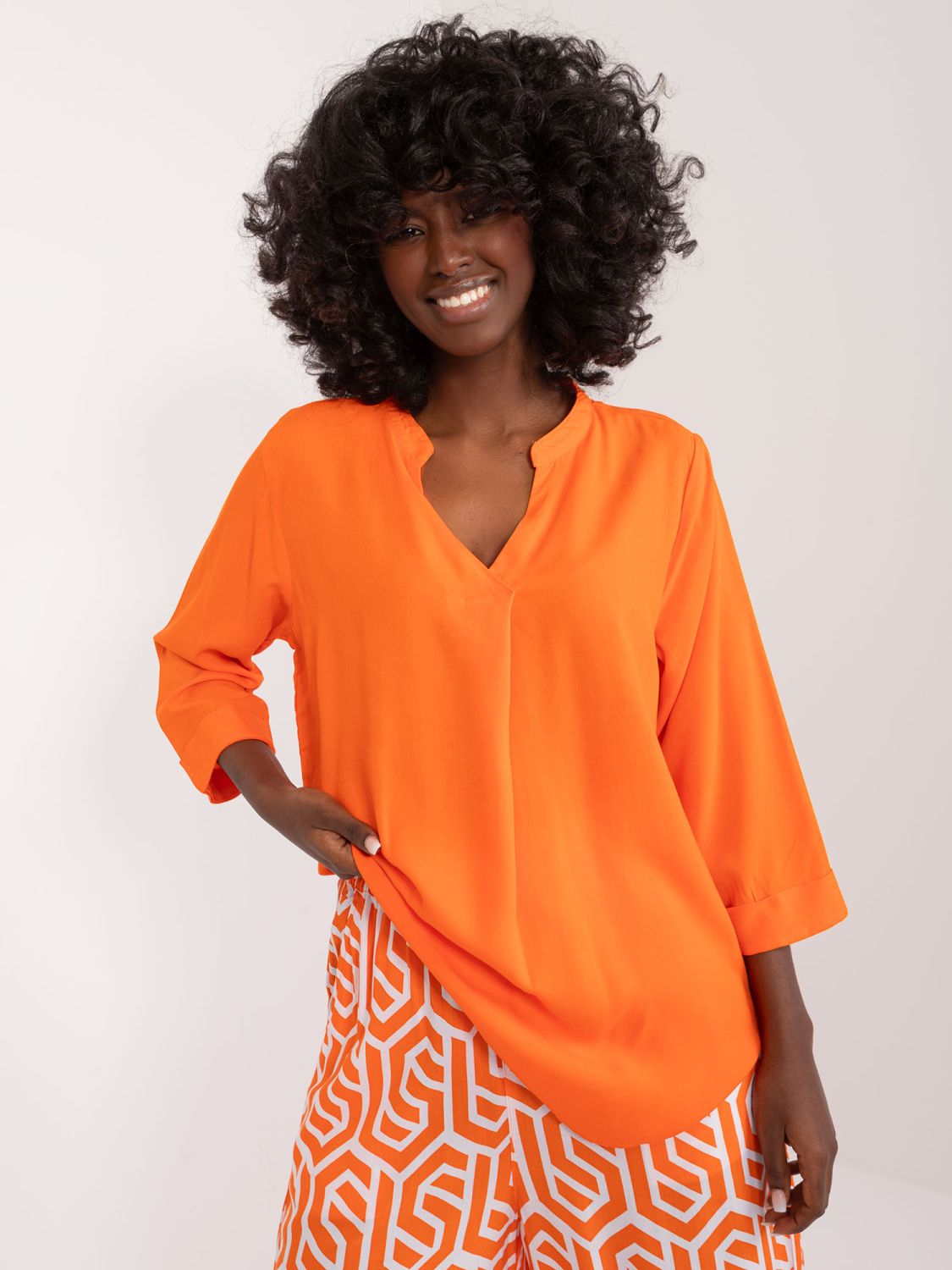 Stylish Orange Blouse