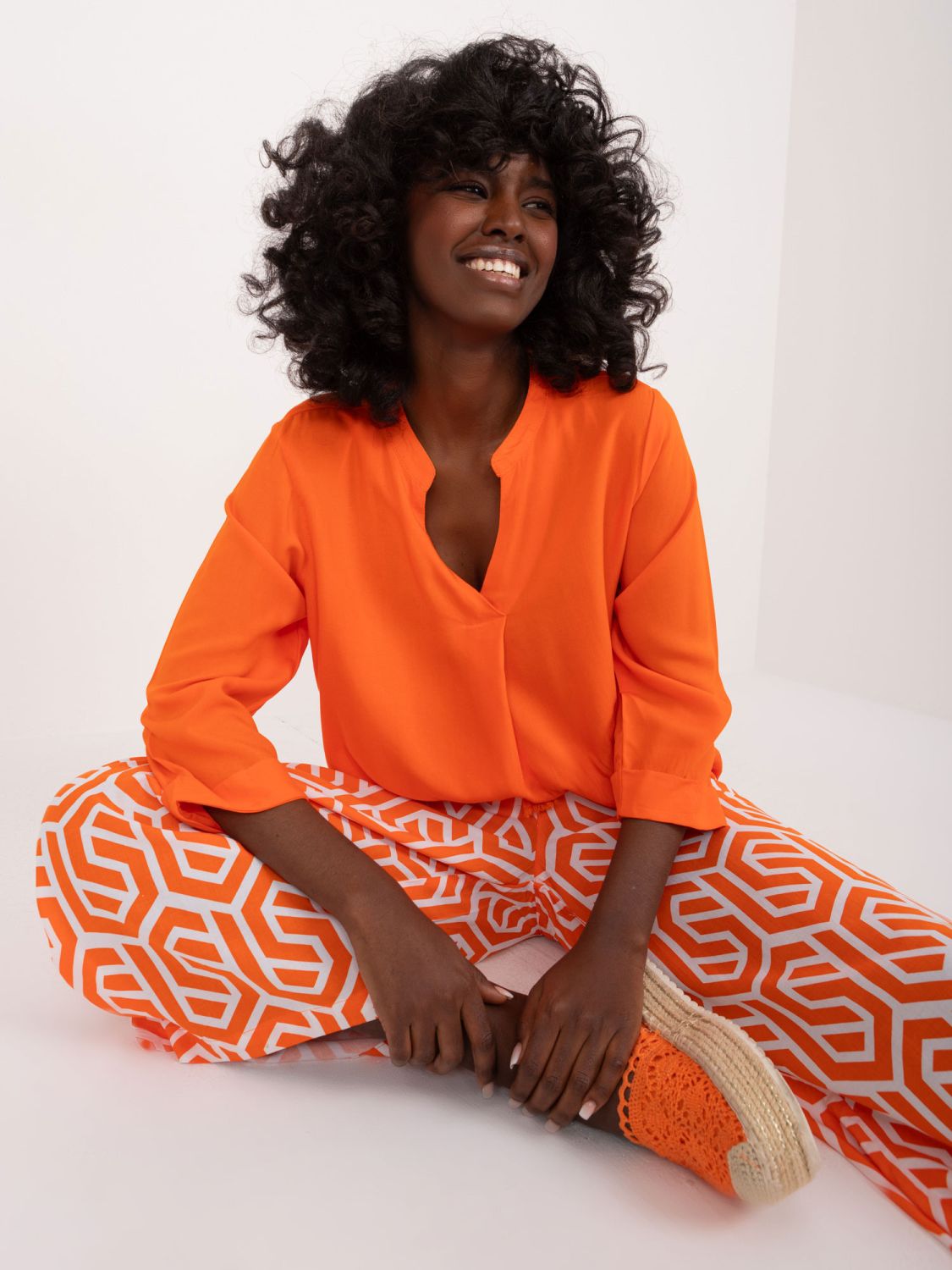 Stylish Orange Blouse