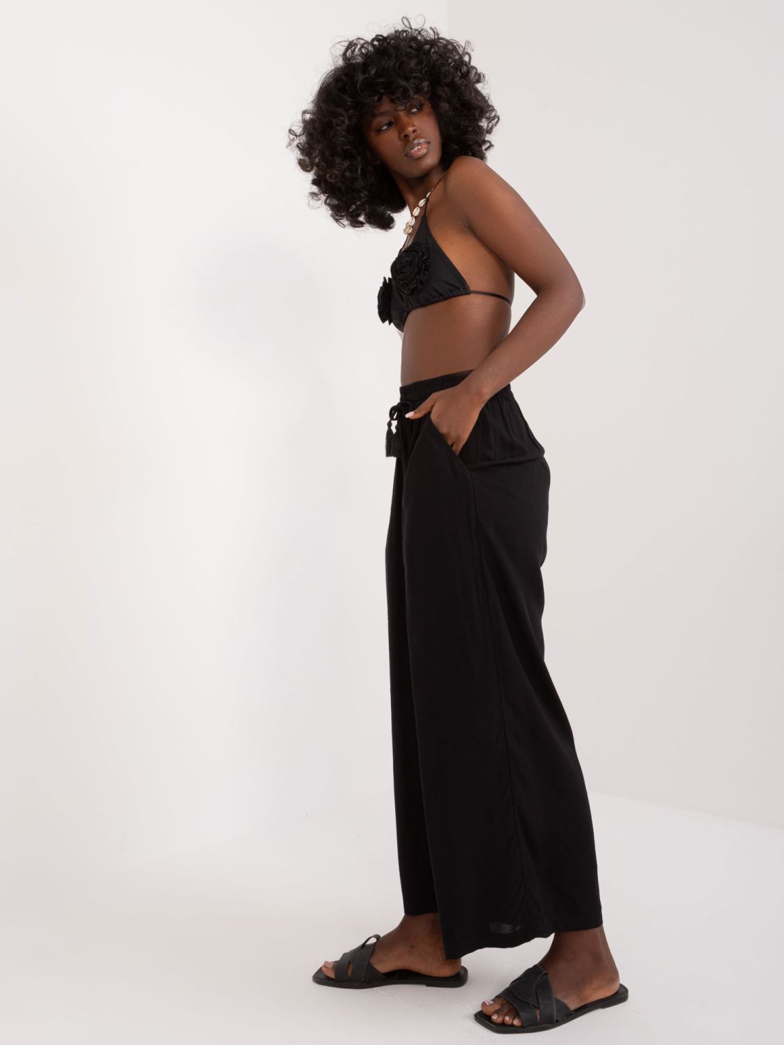 Stylish Black Palazzo Pants