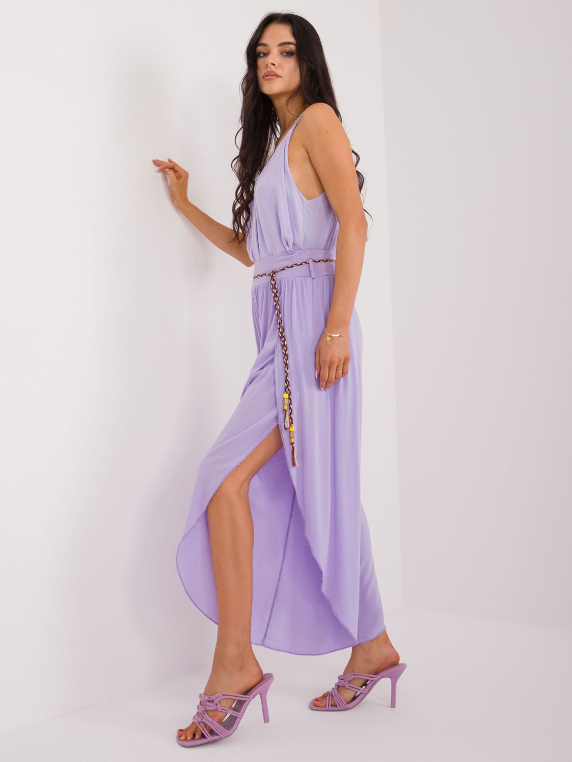 Stylish Wide-Leg Pants in Light Purple