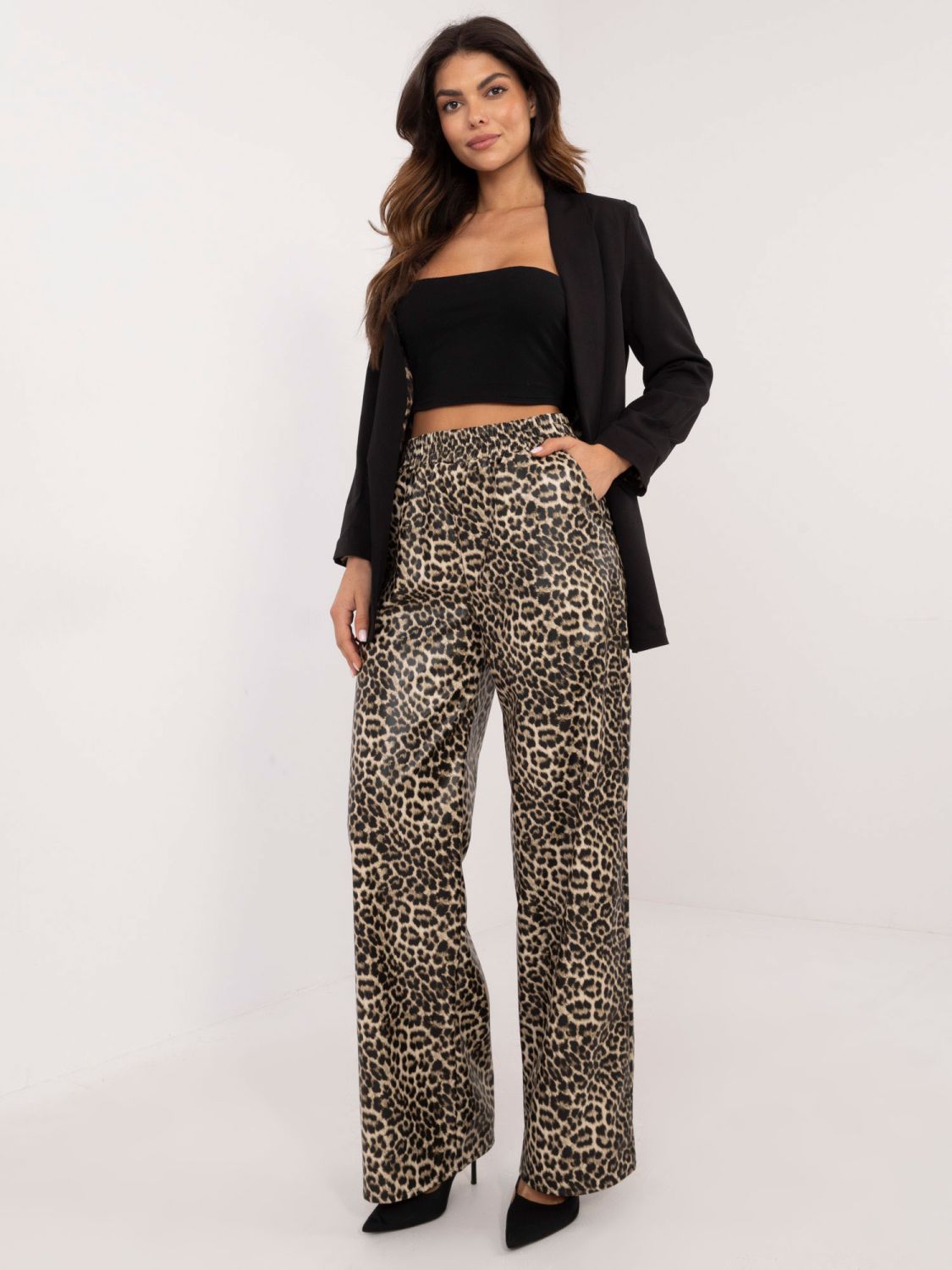 Elegant Eco-Leather Pants
