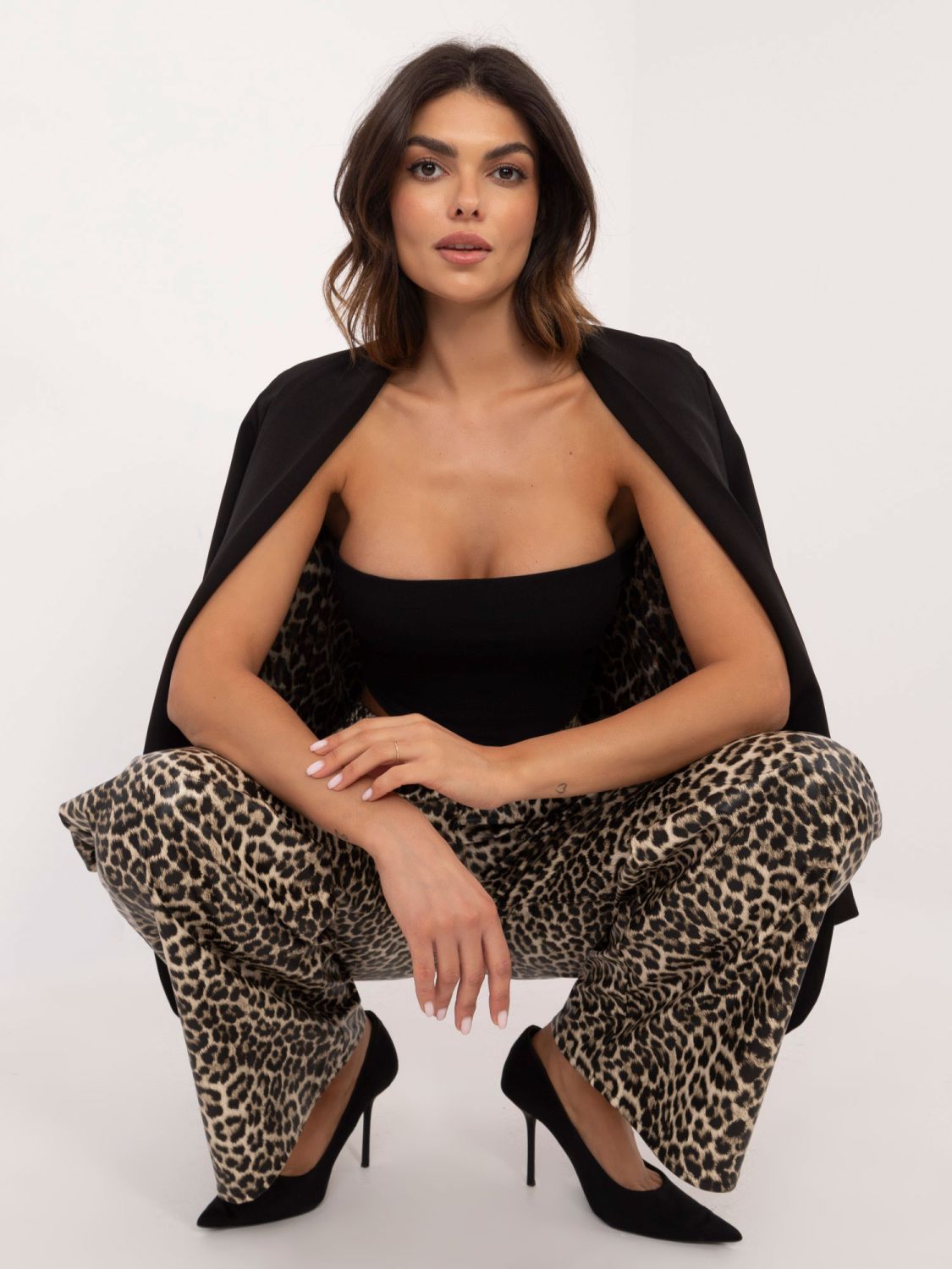 Elegant Eco-Leather Pants
