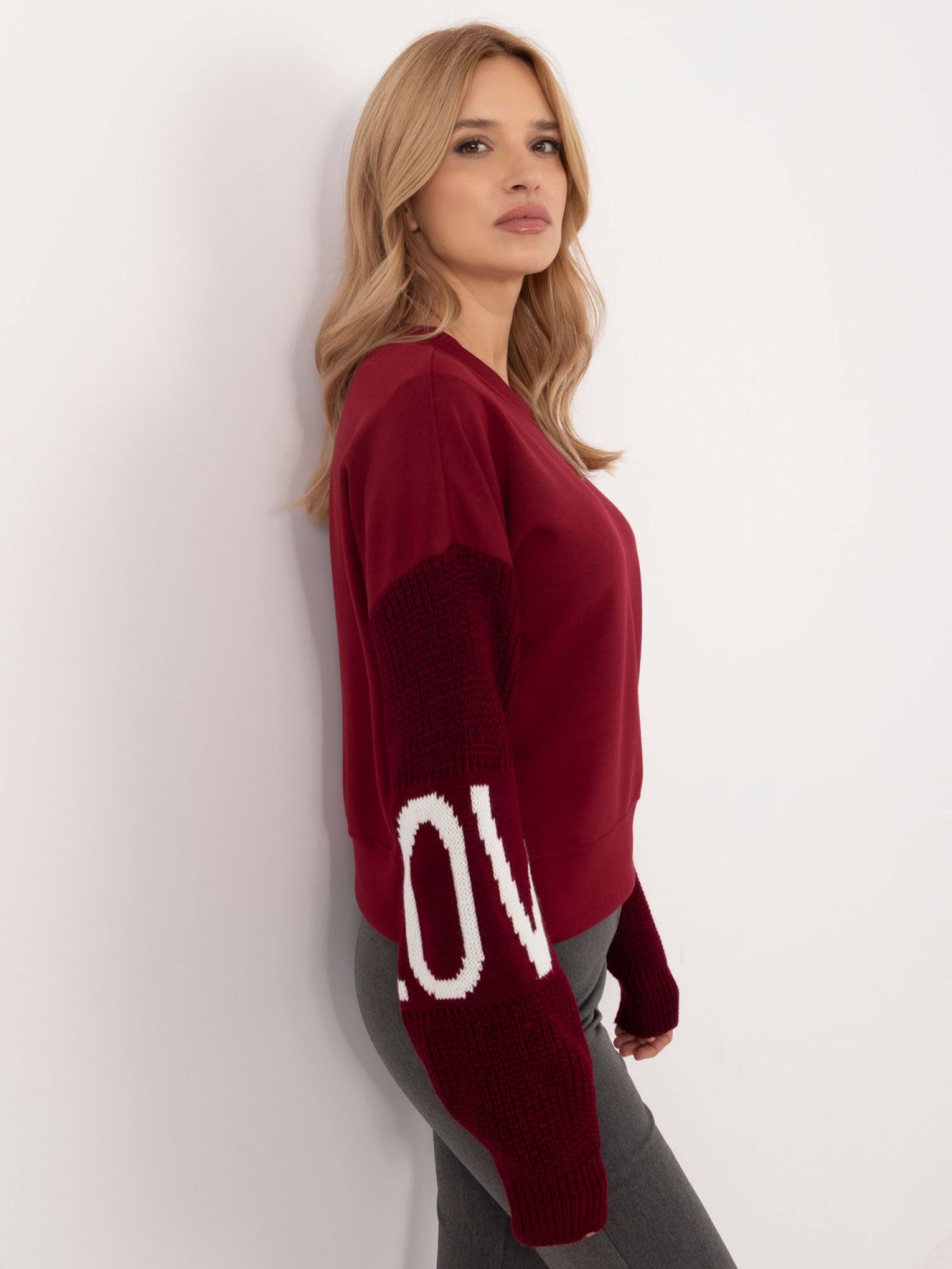 Stylish Red Sweatshirt