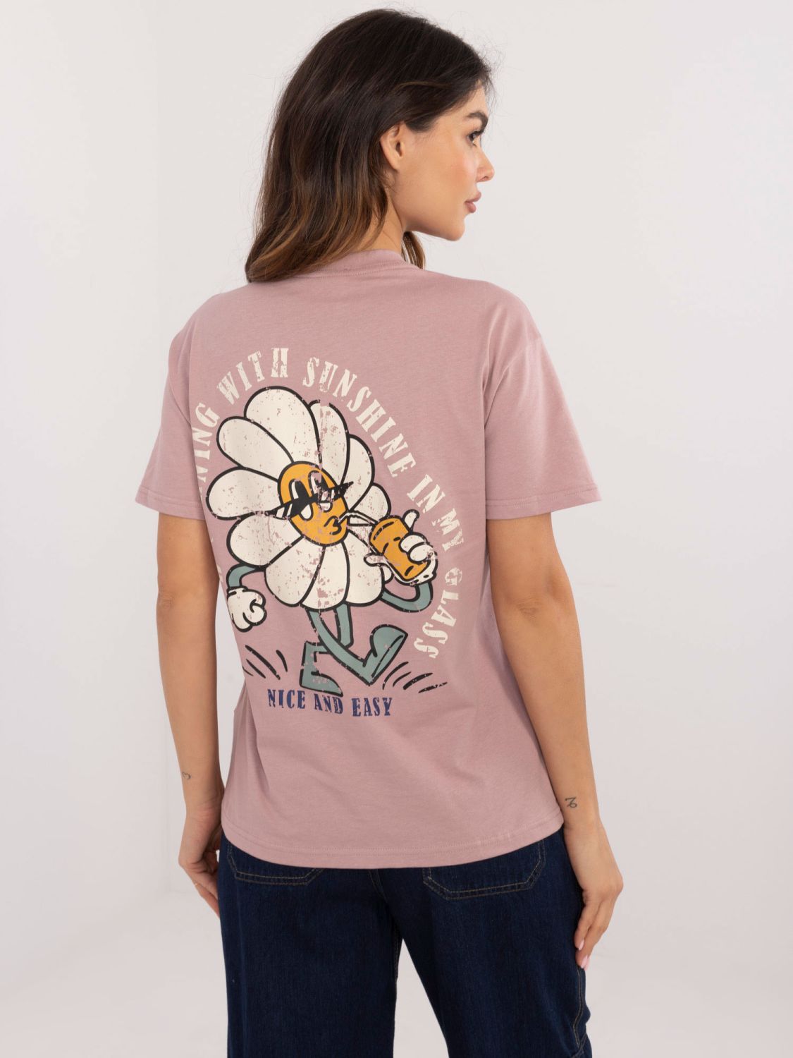 Stylish Blouse in Dark Pink