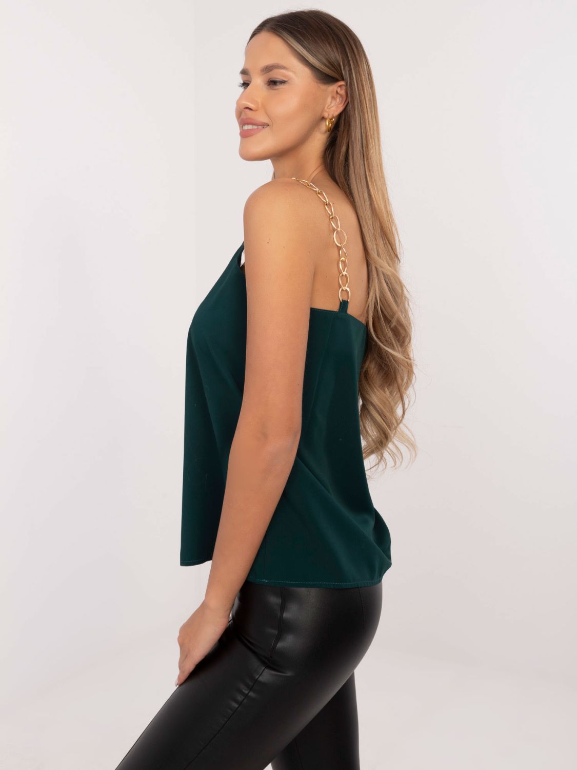 Elegant Green Strappy Top