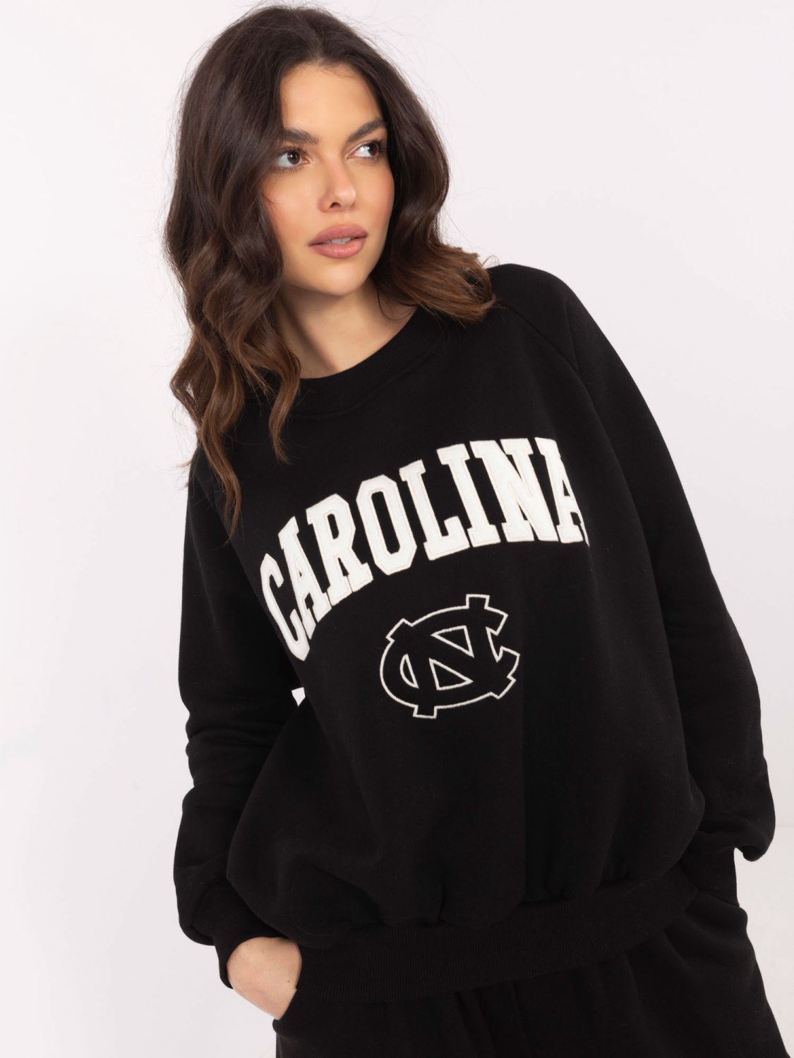 Stylish Black Hoodie with Embroidery
