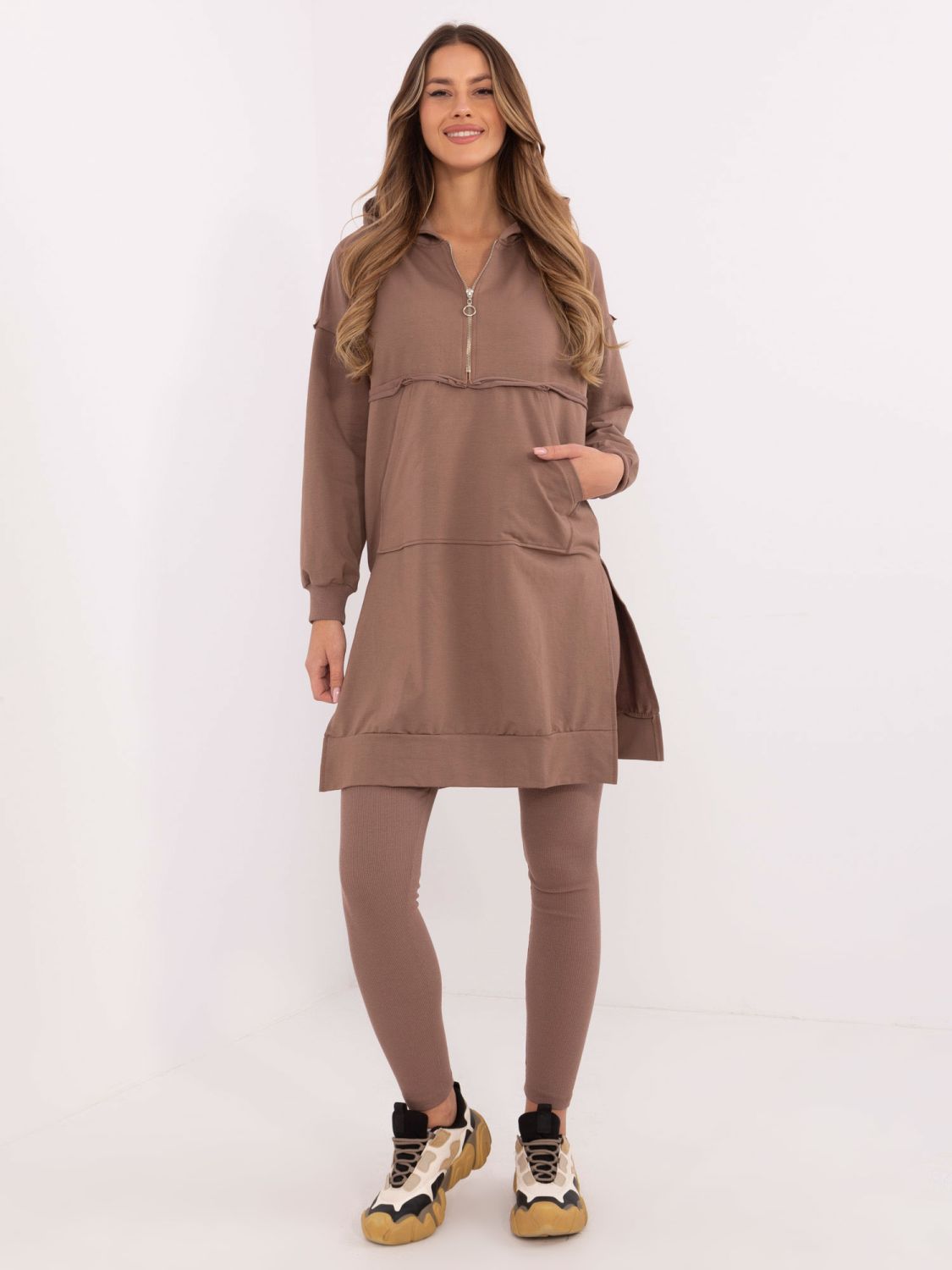 Brown Long Sleeve Set