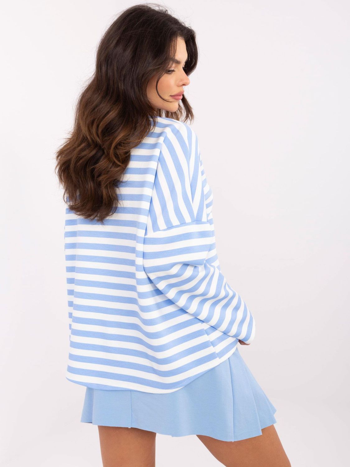 Stylish White Striped Blouse