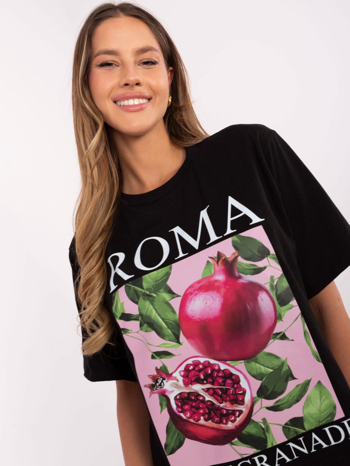 Stylish Black T-Shirt with Print