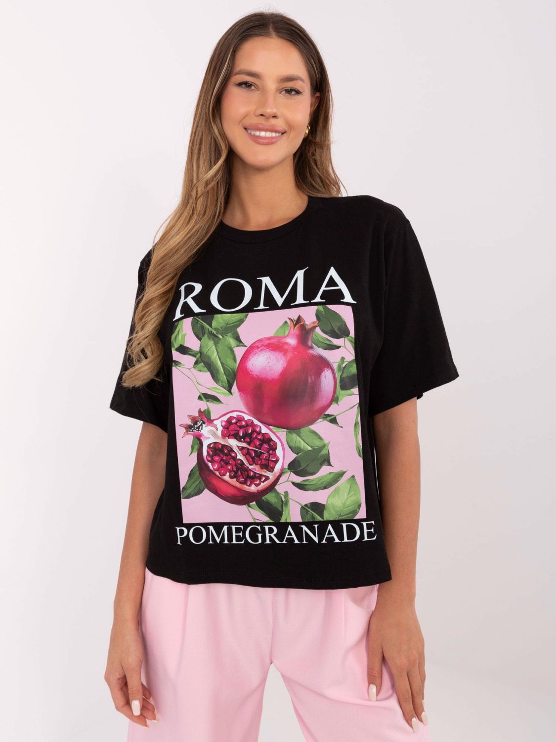 Stylish Black T-Shirt with Print