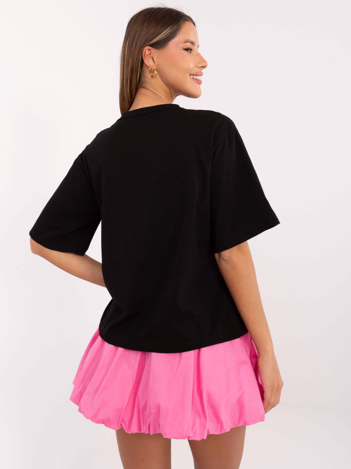 Stylish Black T-Shirt with Print