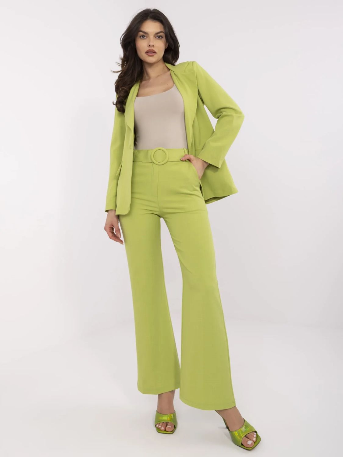 Elegant Lime Green Pants